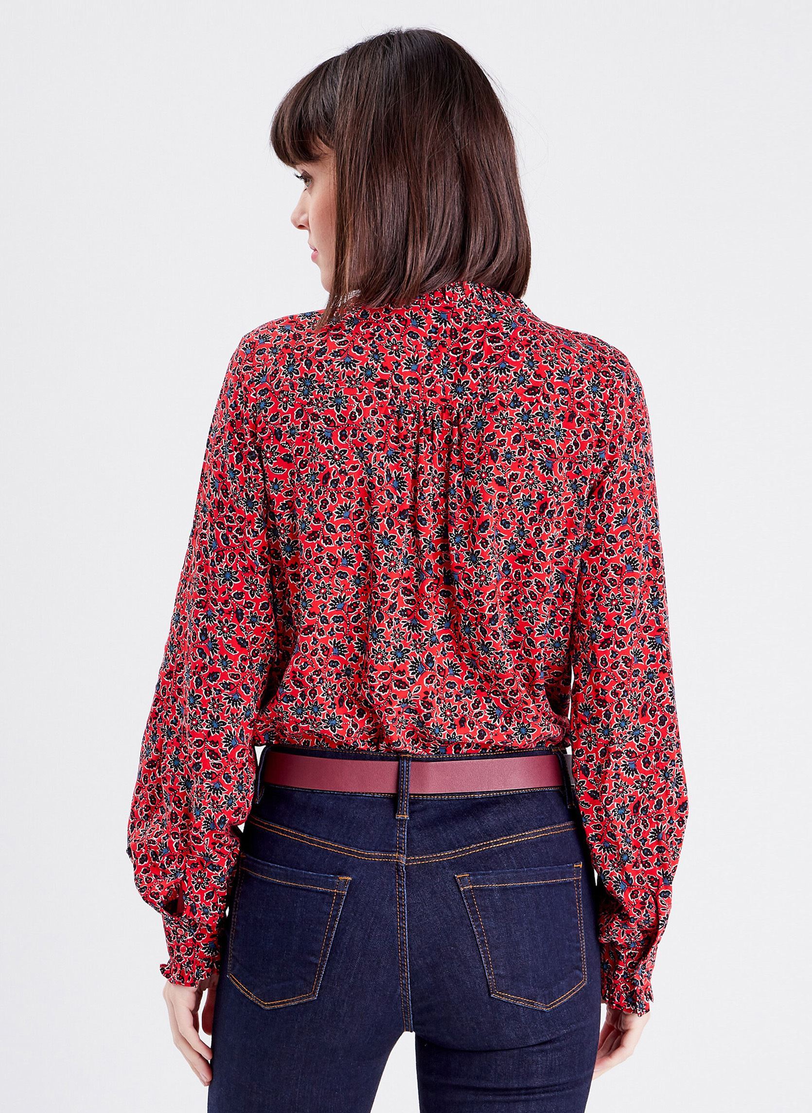 Blouses TUNINEW femme rouge Cache Cache Blouses TUNINEW femme rouge INDI-ROBATI-R