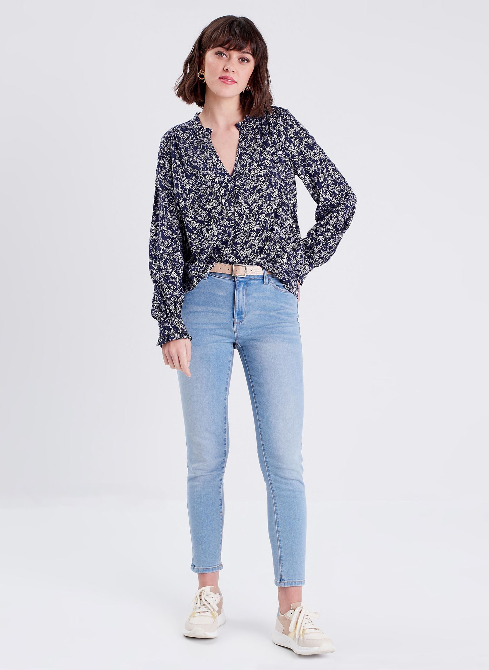 Blouses TUNINEW femme bleu Cache Cache Blouses TUNINEW femme bleu BI-CASH-NA