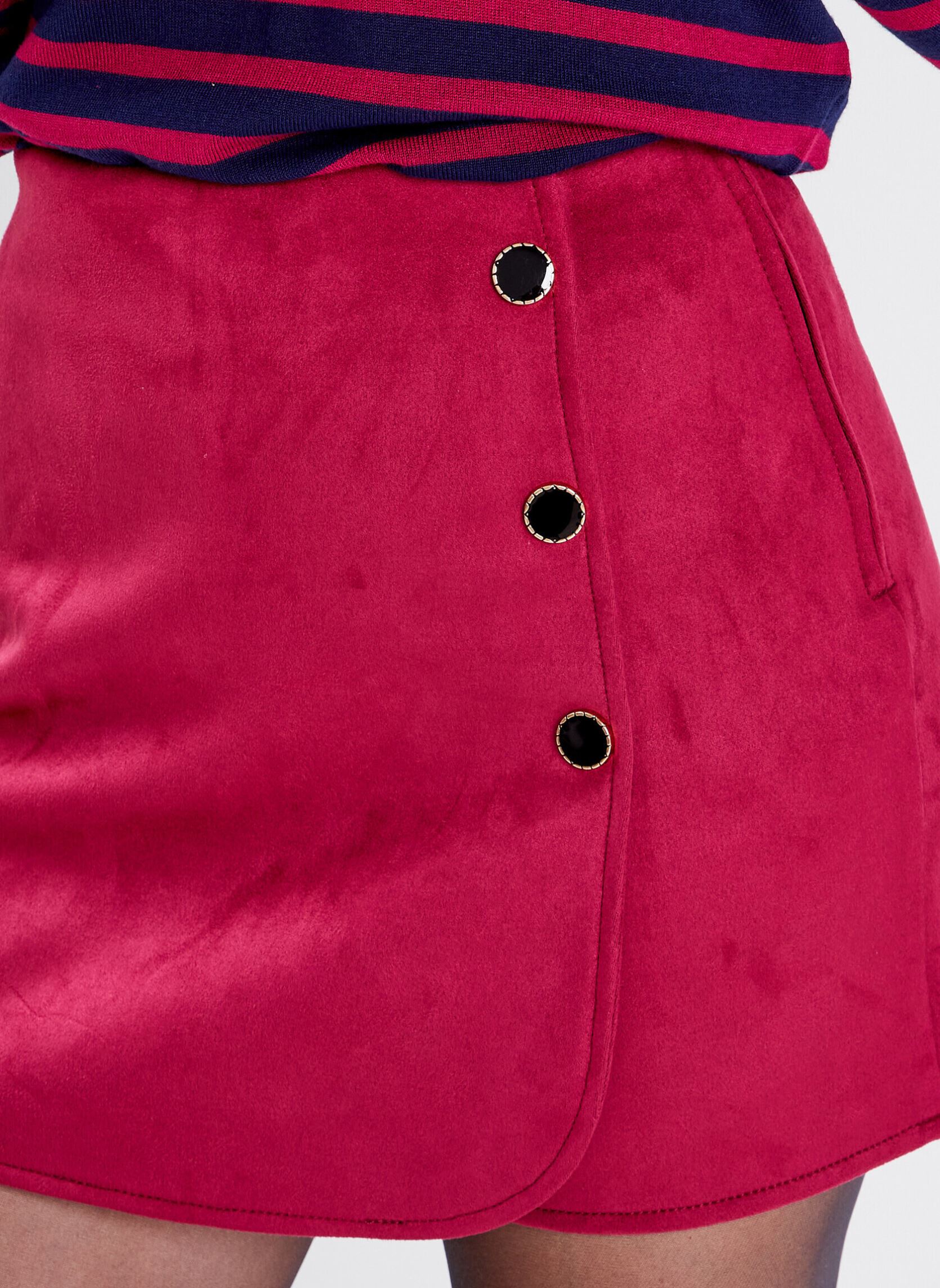 Korte rokken JUSUBOUTON dames roze Cache Cache Korte rokken JUSUBOUTON dames roze BEET RED
