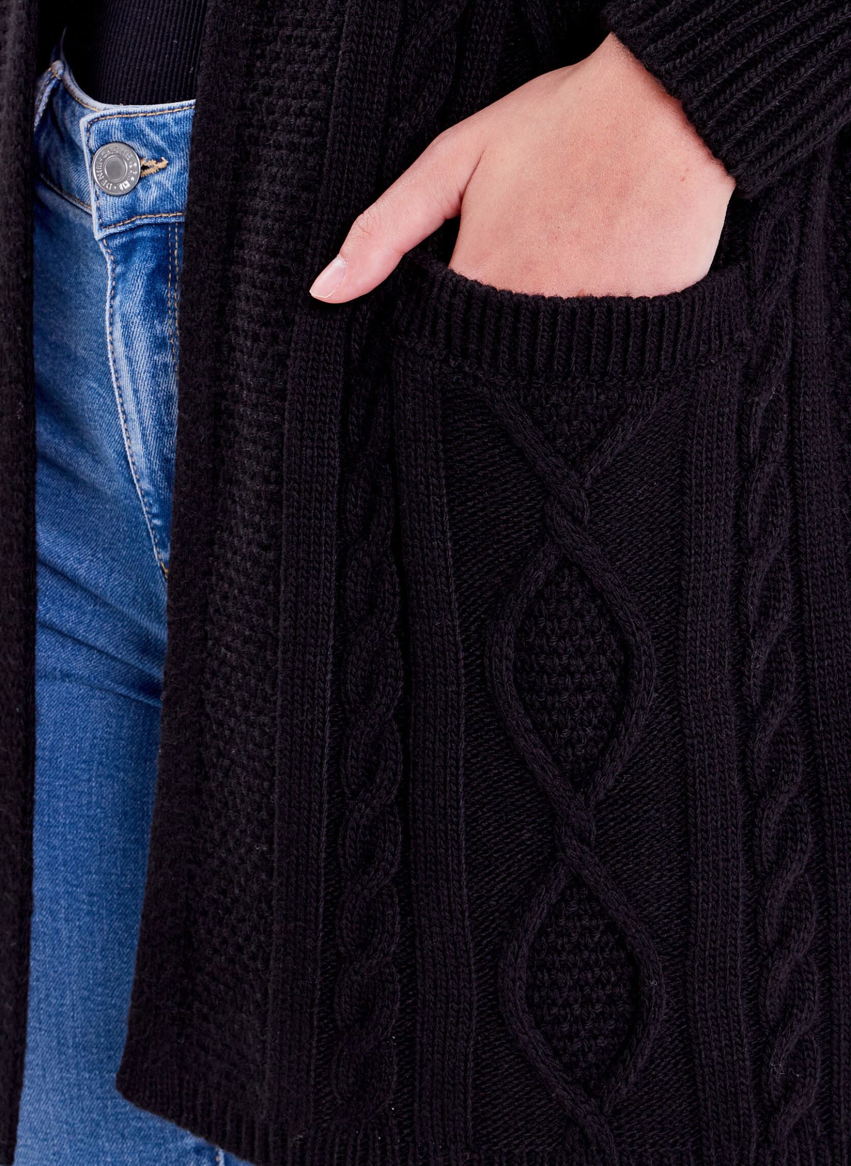 Strickjacken und Westen NEWGILTOUTOR damen schwarz Cache Cache Strickjacken und Westen NEWGILTOUTOR damen schwarz JET BLACK