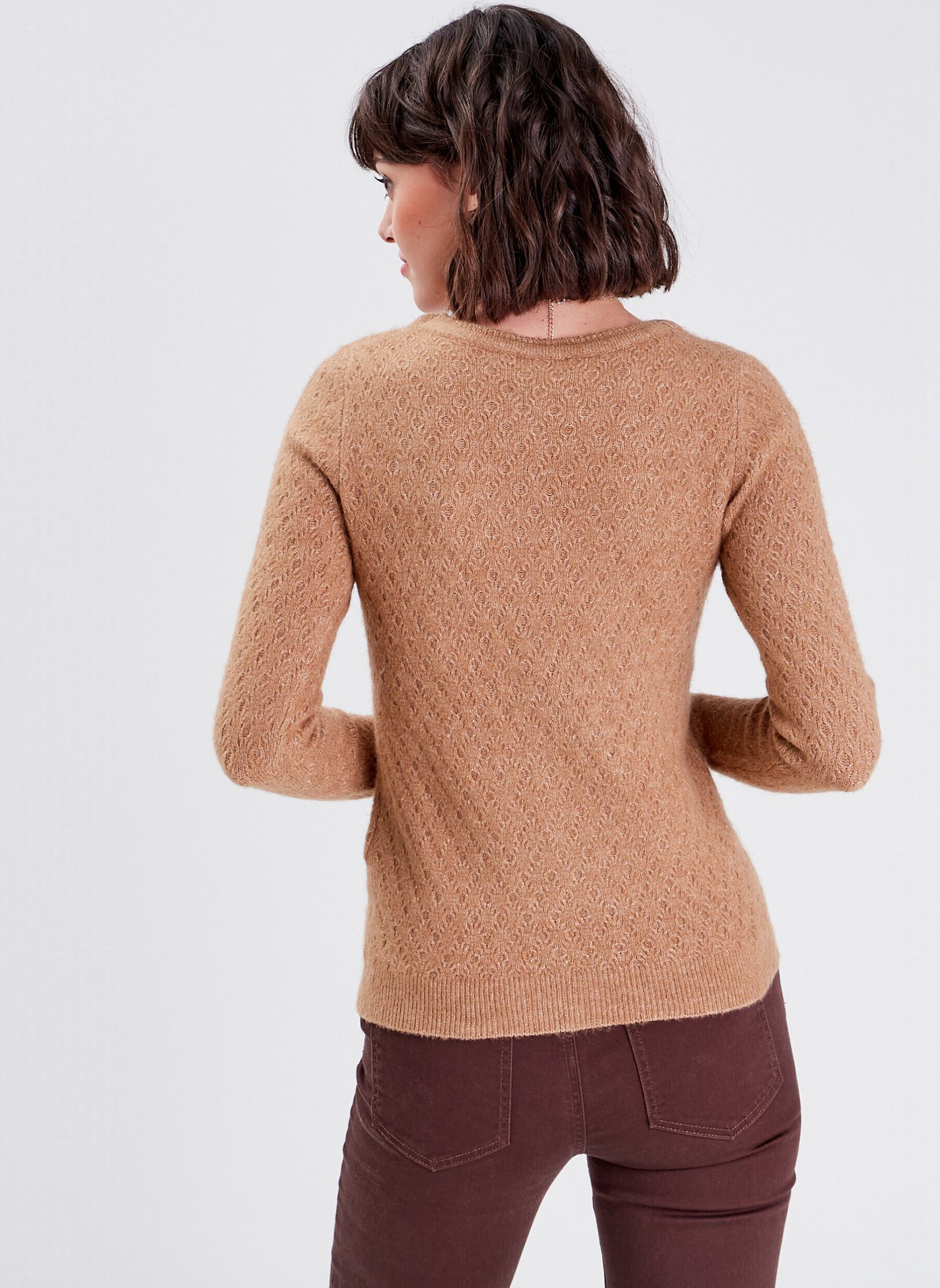 Vesten MOUSSFINGIL dames bruin Cache Cache Vesten MOUSSFINGIL dames bruin MELANGE TAUPE