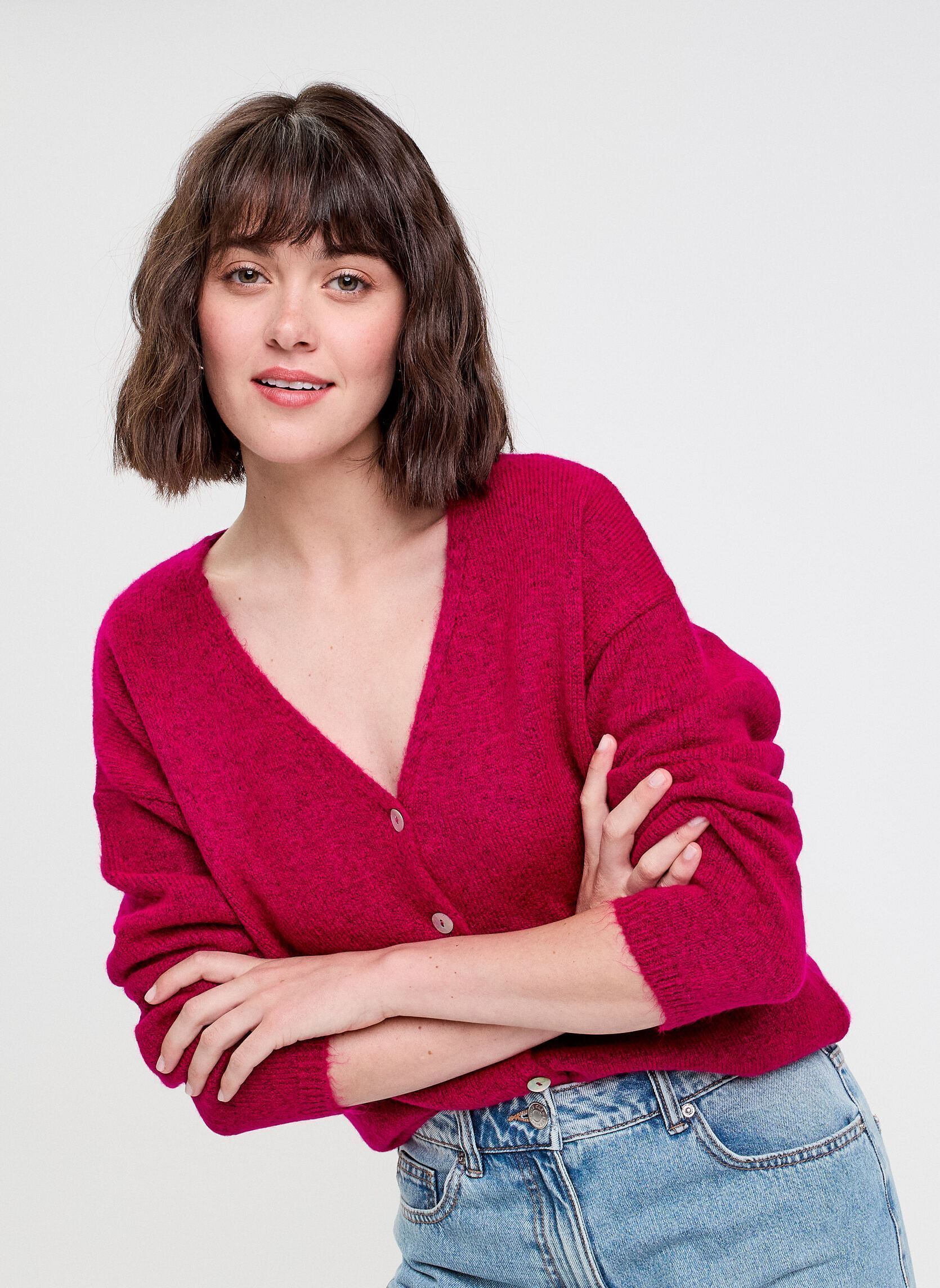 Vesten FLASHYGIL dames roze Cache Cache Vesten FLASHYGIL dames roze ROSE FUCHSIA