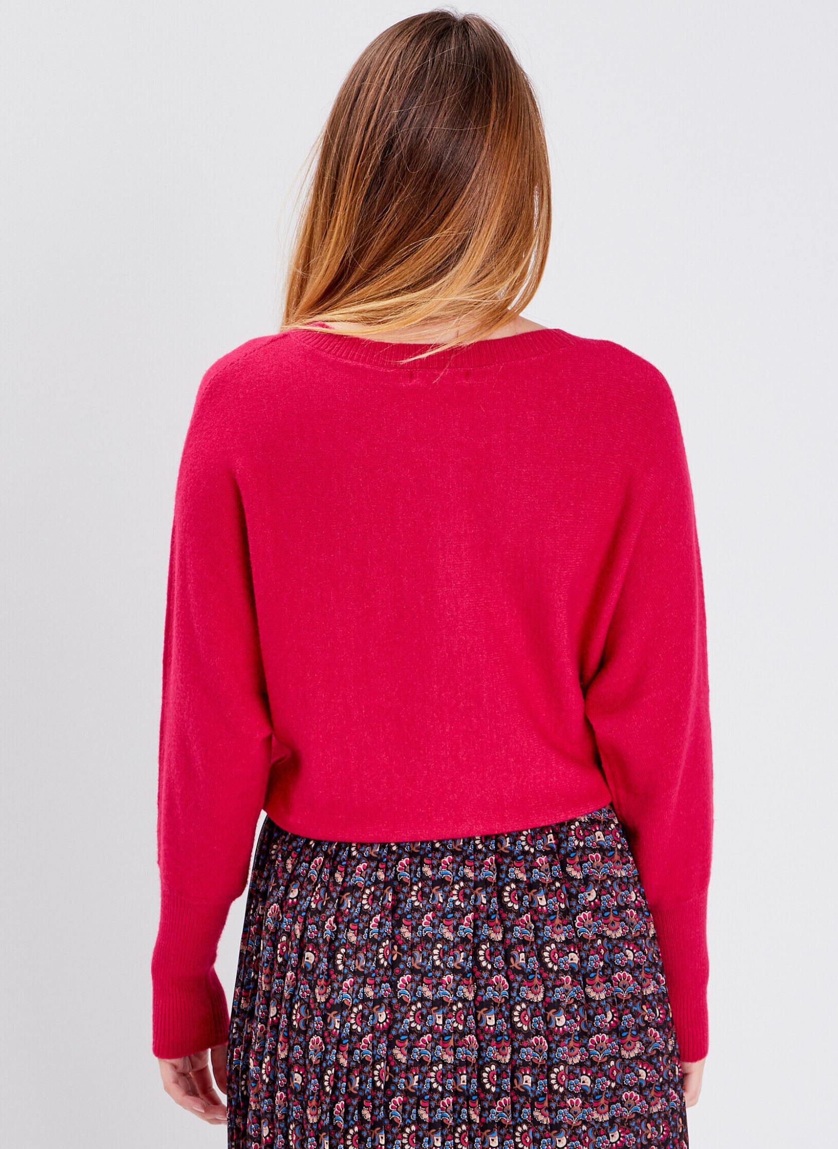 Pullover CHAUVBALLON5 damen rosa Cache Cache Pullover CHAUVBALLON5 damen rosa ROSE RED