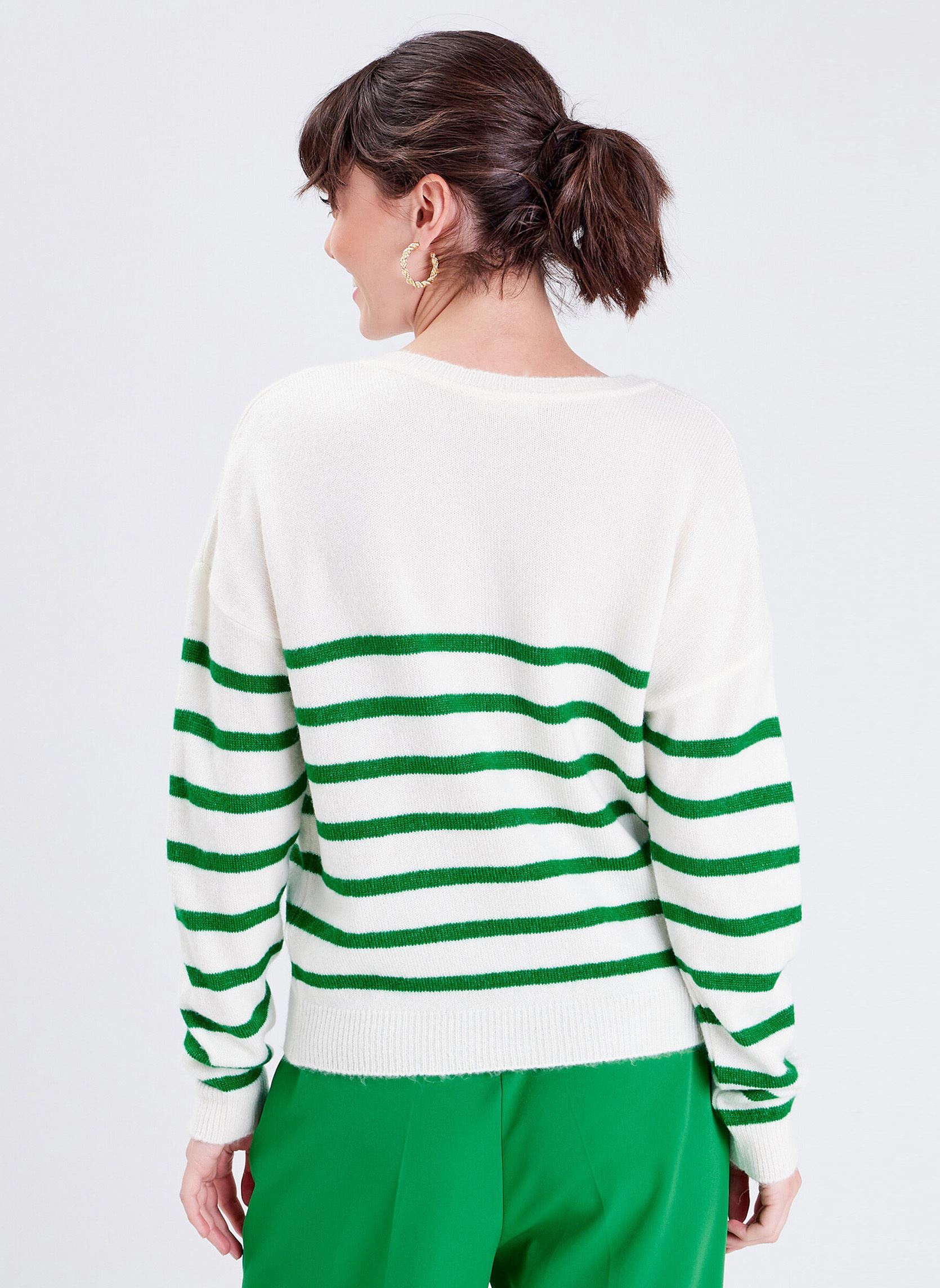 Truien MOUSSBOUT dames groen Cache Cache Truien MOUSSBOUT dames groen CLOUD DANCER