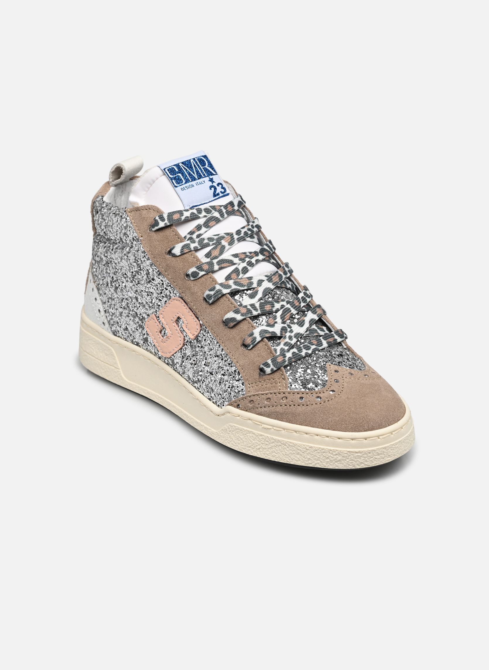 Baskets montantes REBITE femme argent Semerdjian Baskets montantes REBITE femme argent 10344