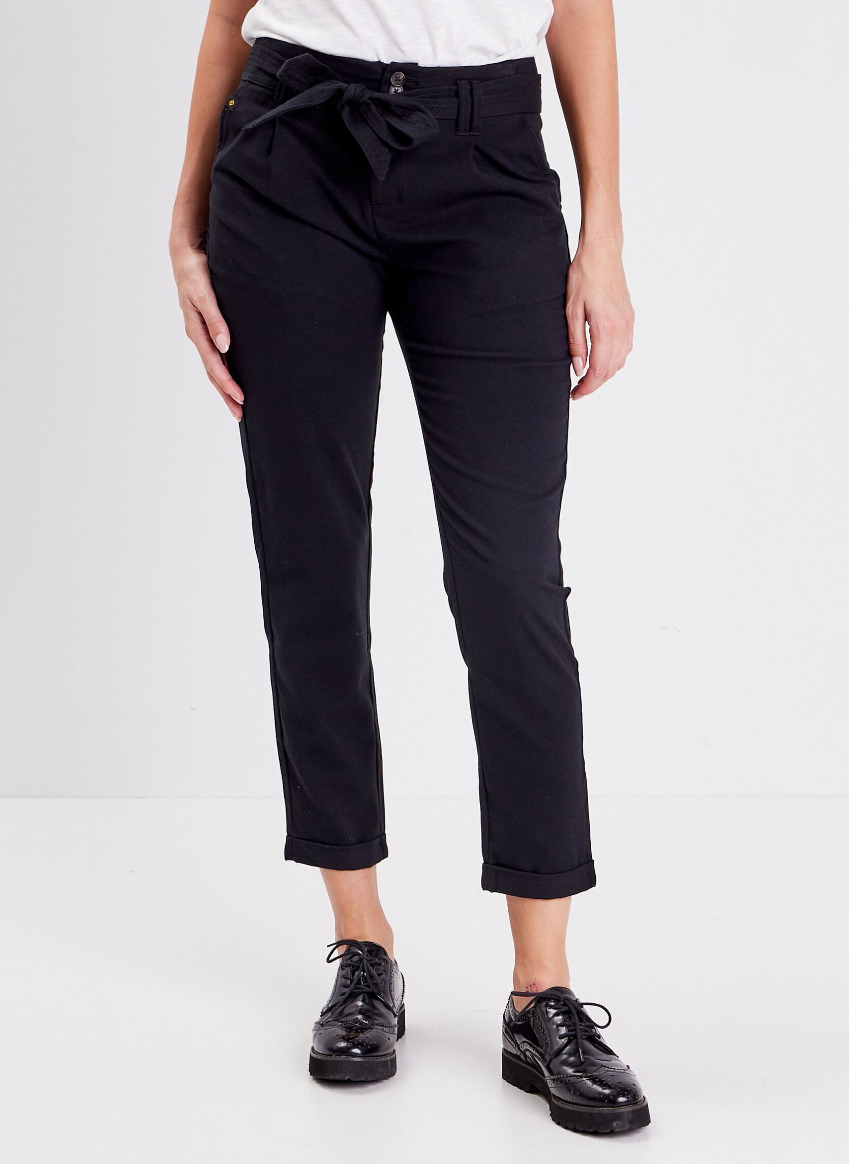 Pantalons droit CHARLINEW6F femme noir Bonobo Pantalons droit CHARLINEW6F femme noir BLACK BEAUTY