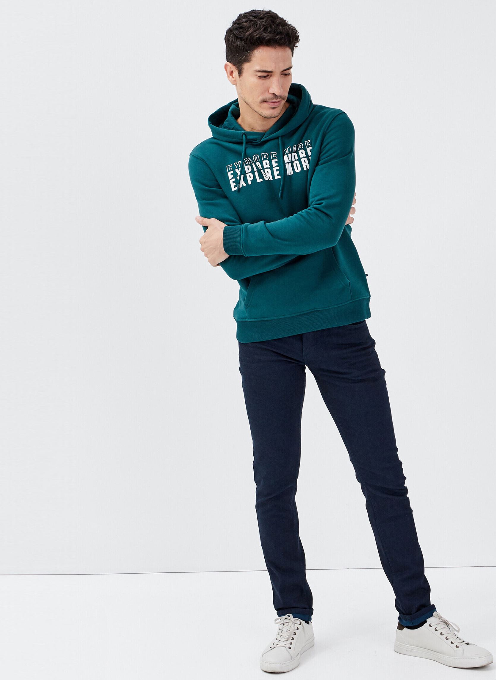 Pantalons droits SADAO-PAPOU homme bleu Bonobo Pantalons droits SADAO-PAPOU homme bleu DENIM BRUT