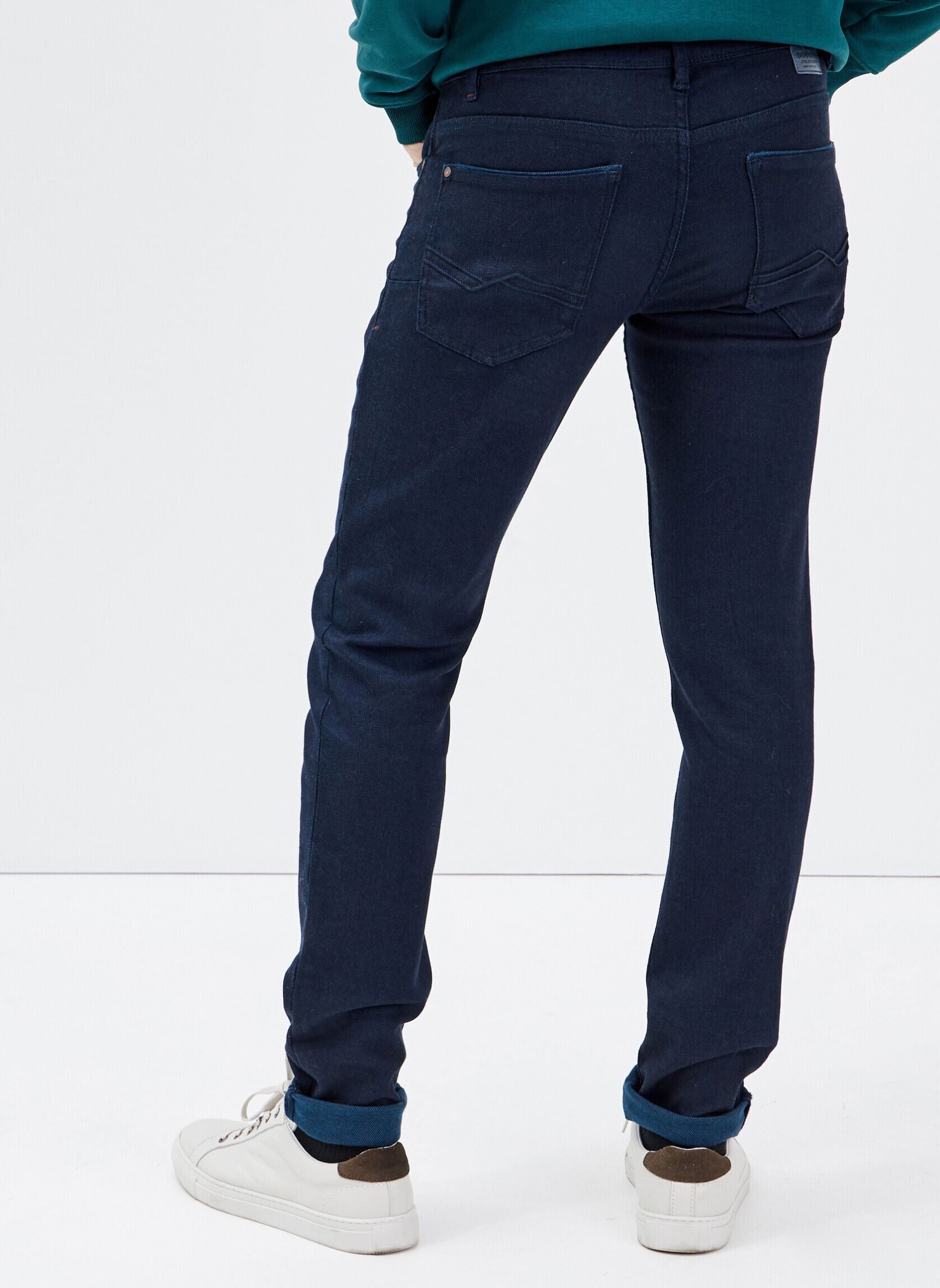 Pantalon Chino Droit Homme Bonobos Lundi Bleu Marine Taille 38x32 - Parfait état
