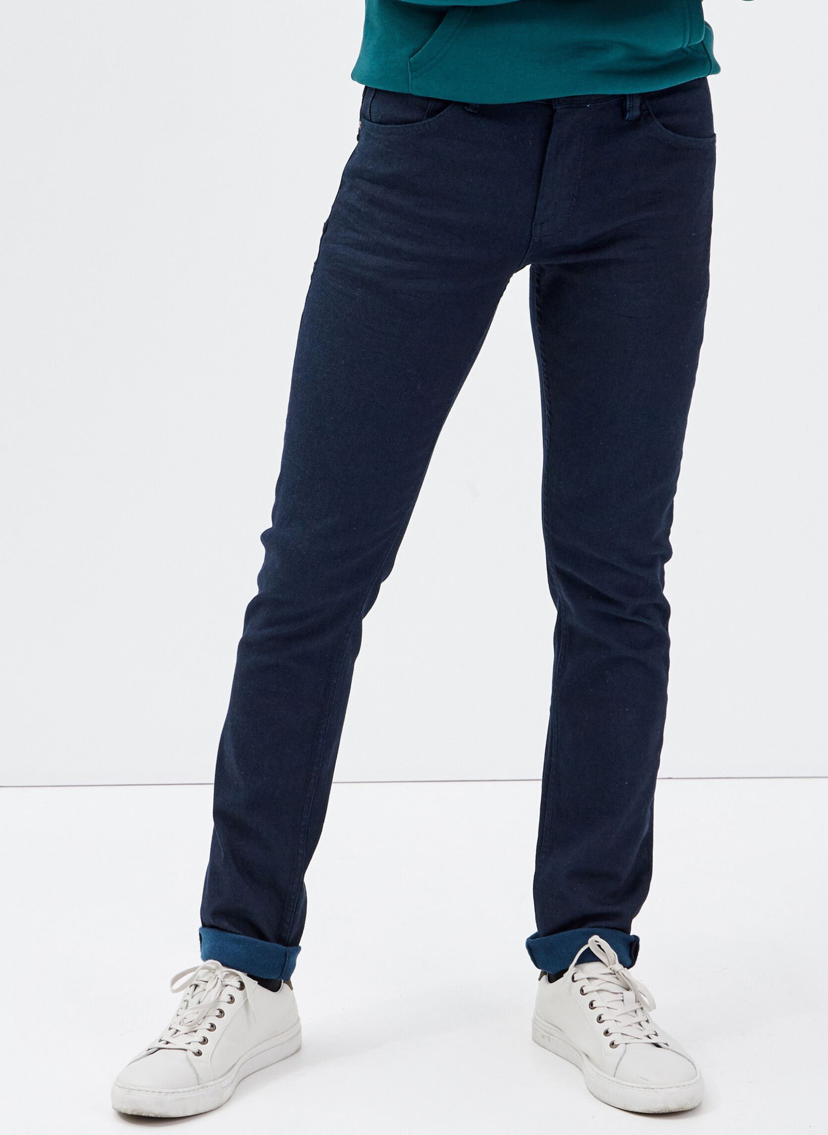 Pantalons droits SADAO-PAPOU homme bleu Bonobo Pantalons droits SADAO-PAPOU homme bleu DENIM BRUT