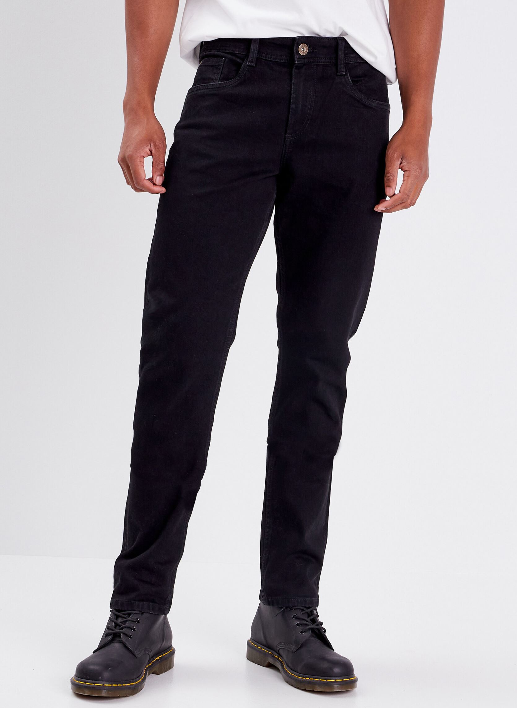Straight Leg Hosen SOCHI-BASIK herren schwarz Bonobo Straight Leg Hosen SOCHI-BASIK herren schwarz DENIM BLACK