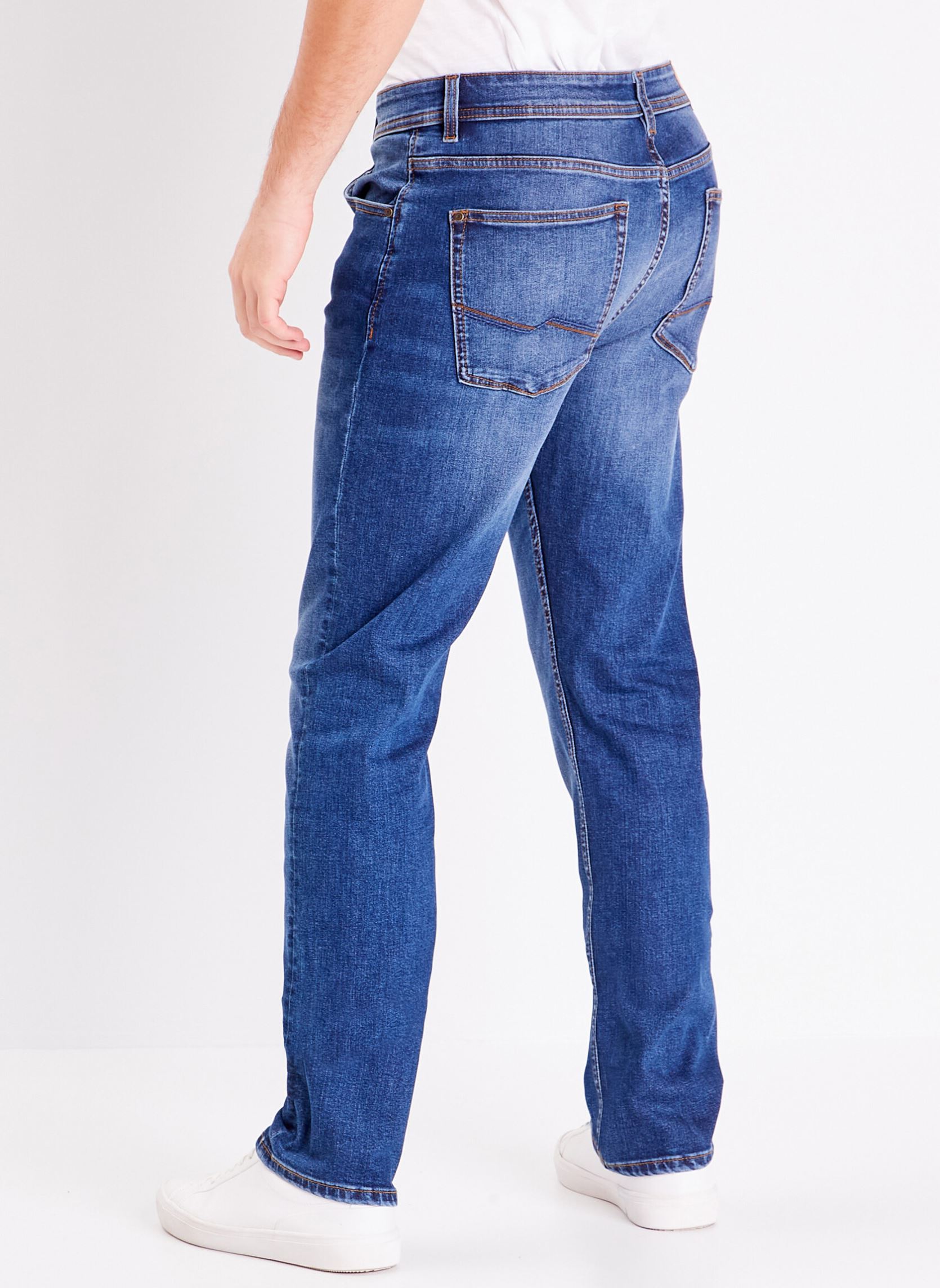 Pantalons droits SOCHI-BASIK homme bleu Bonobo Pantalons droits SOCHI-BASIK homme bleu DENIM STONE