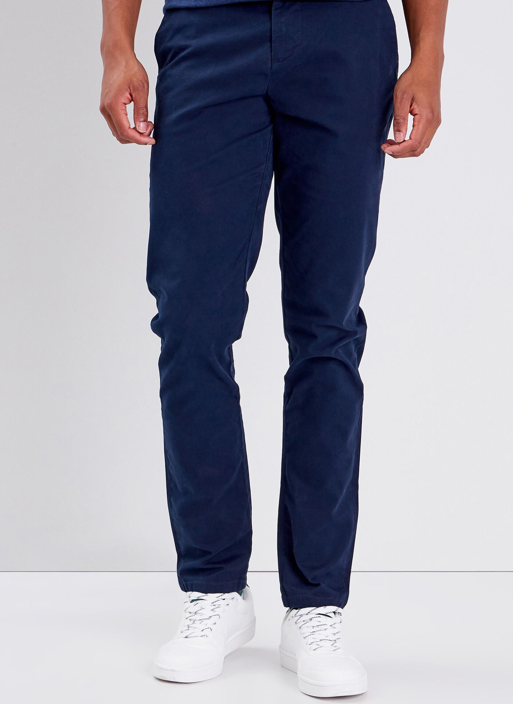 Pantalons chino SADAOCHIN2H homme bleu Bonobo Pantalons chino SADAOCHIN2H homme bleu NIGHT SKY