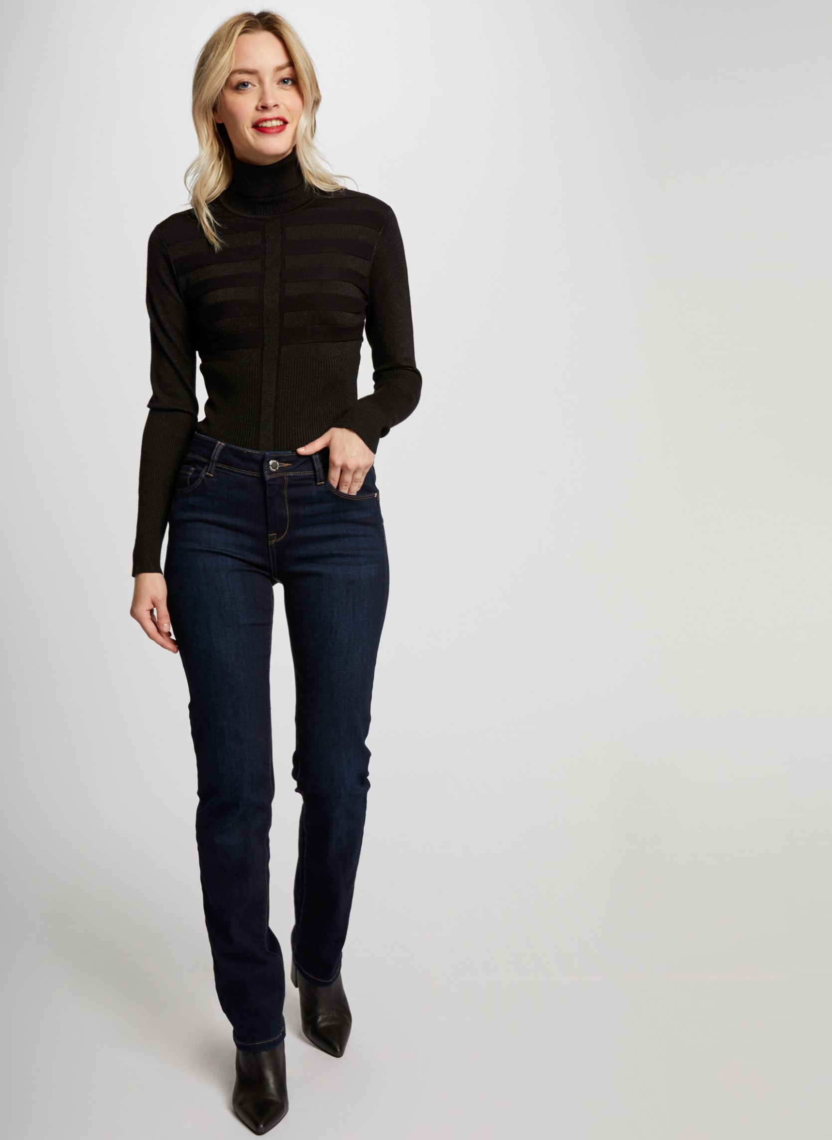 Pulls 202-MENTOSA femme noir Morgan Pulls 202-MENTOSA femme noir NOIR