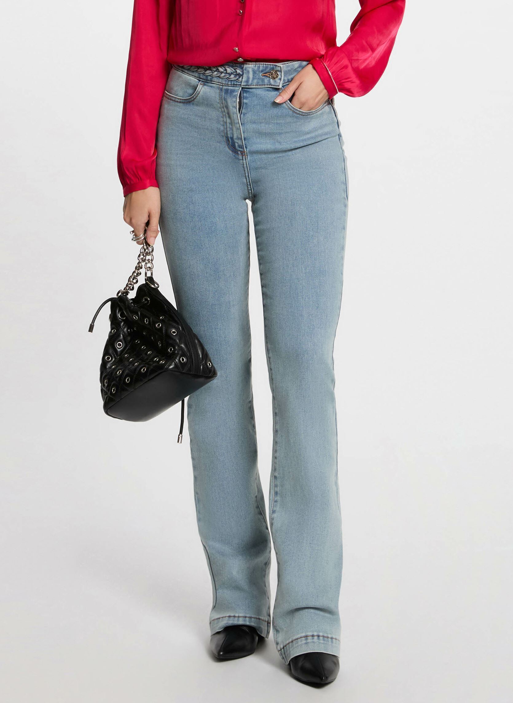 Jeans Morgan 222 pkely pant bleach FR