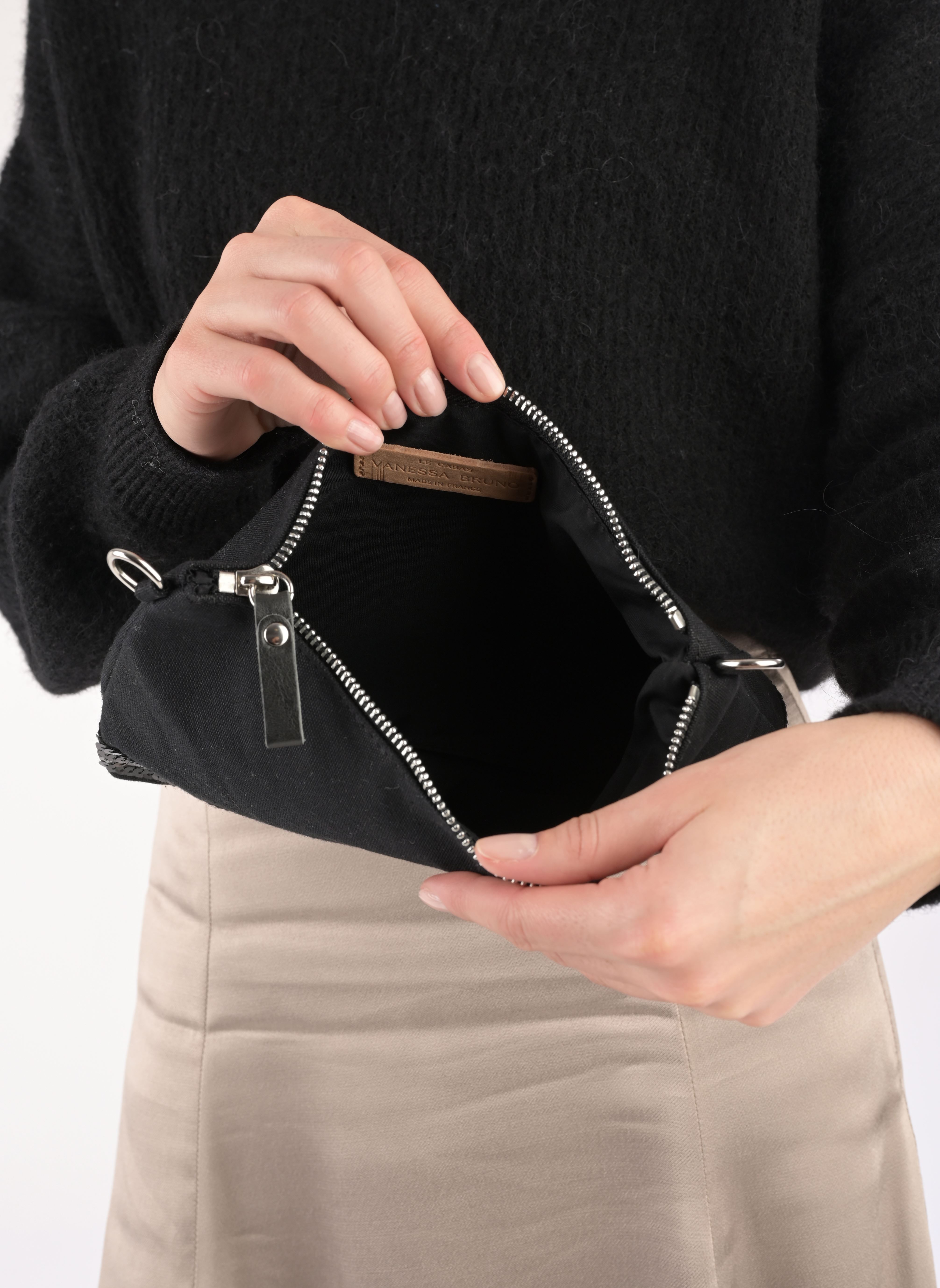 Clutches Pochette Epaule damen schwarz Vanessa Bruno Clutches Pochette Epaule damen schwarz NOIR