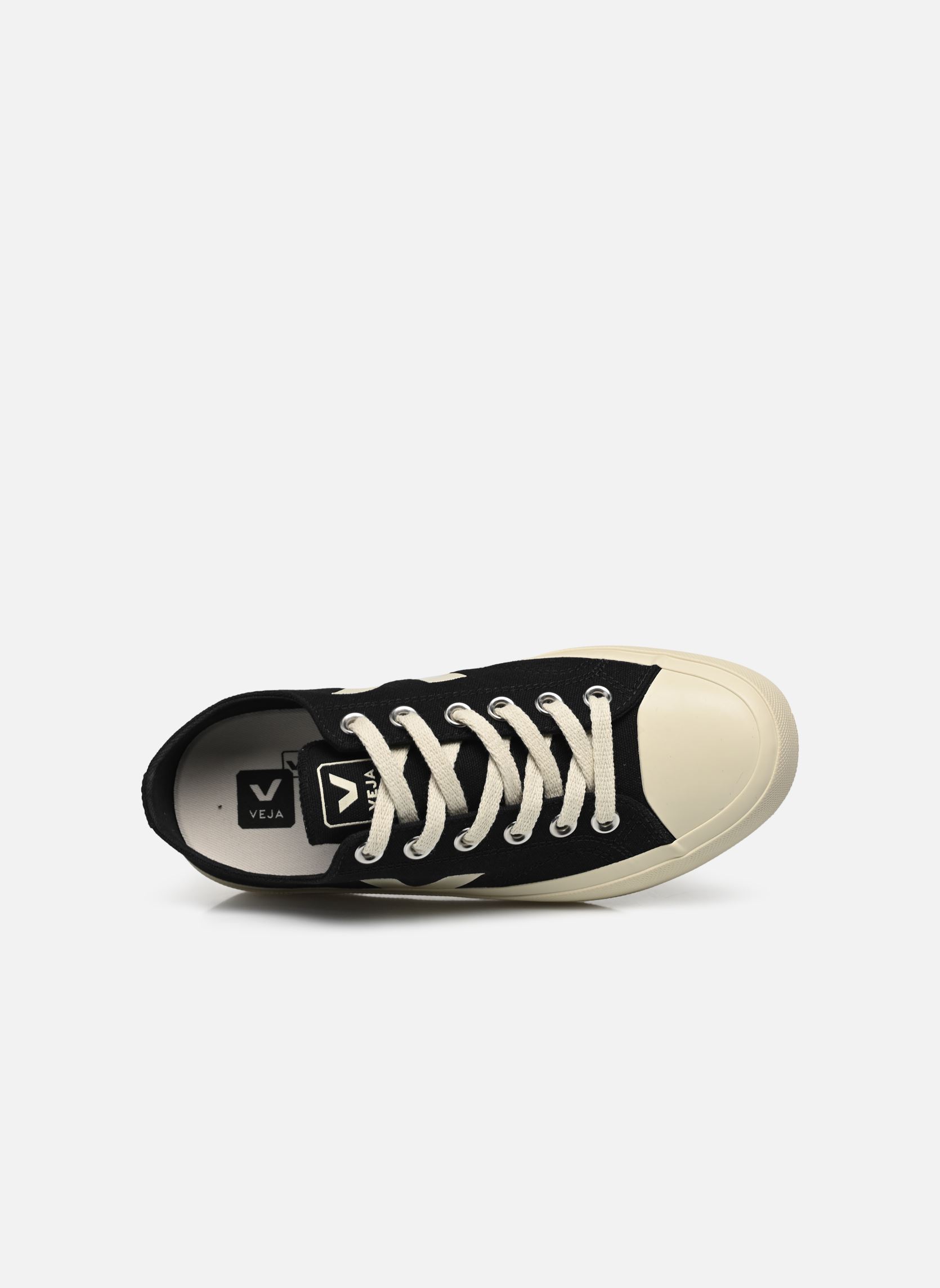 Baskets toile Wata II Low femme noir Veja Baskets toile Wata II Low femme noir BLACK_PIERRE