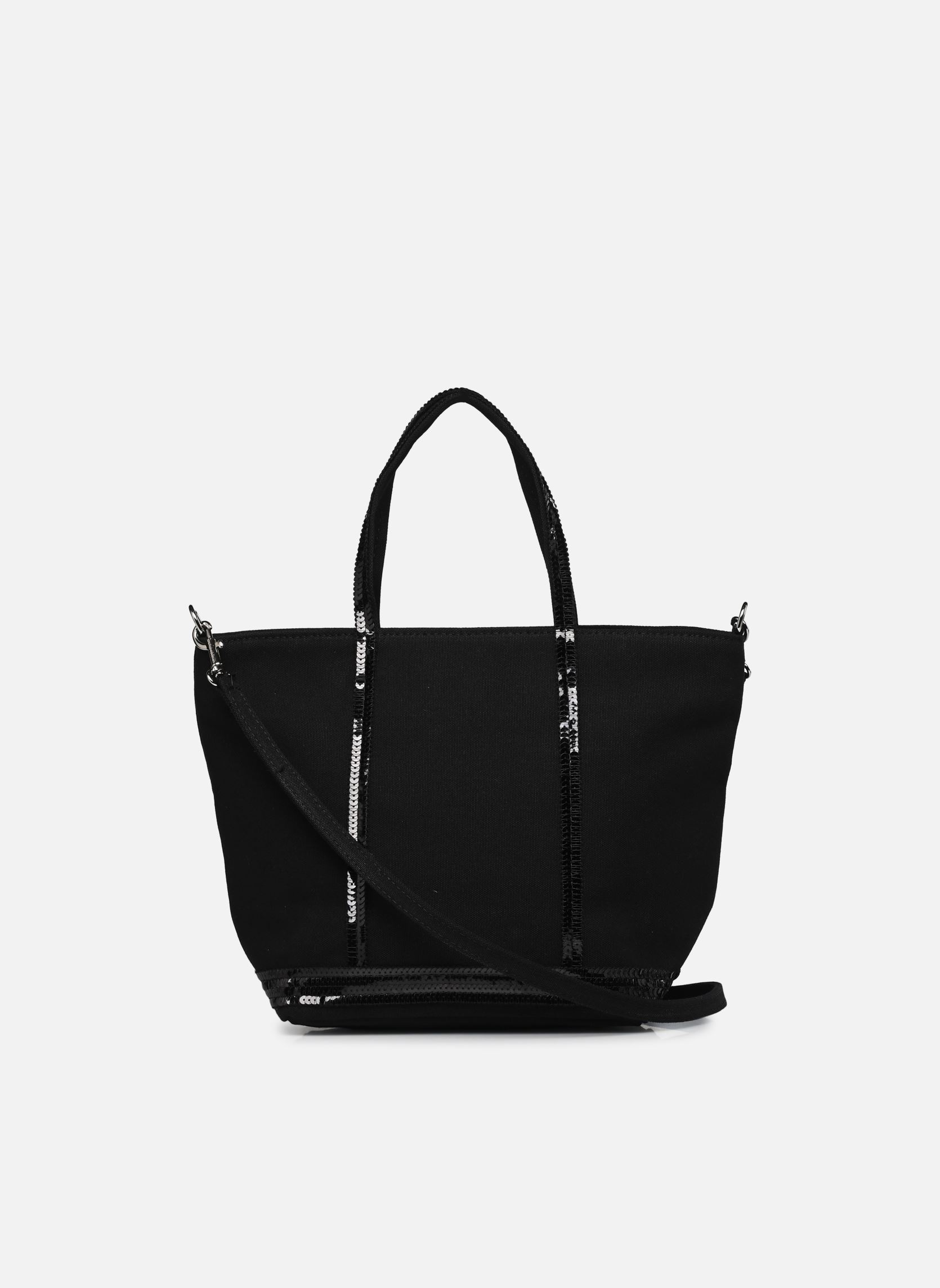 Shopper Cabas S Bandouliere En Toile Coton Et Pa damen schwarz Vanessa Bruno Shopper Cabas S Bandouliere En Toile Coton Et Pa damen schwarz NOIR