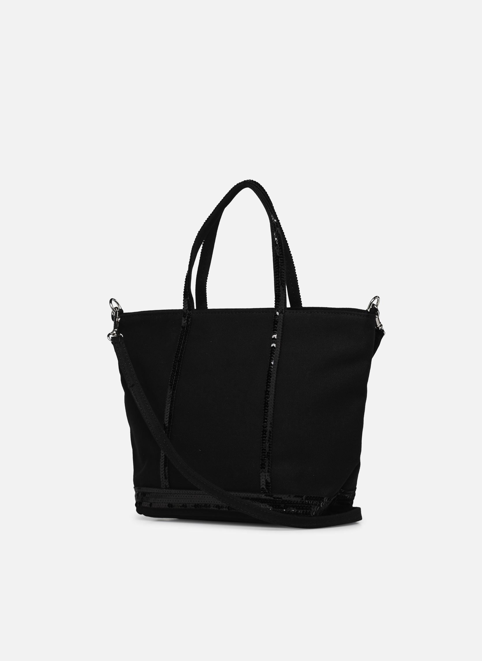 Shopper Cabas S Bandouliere En Toile Coton Et Pa damen schwarz Vanessa Bruno Shopper Cabas S Bandouliere En Toile Coton Et Pa damen schwarz NOIR