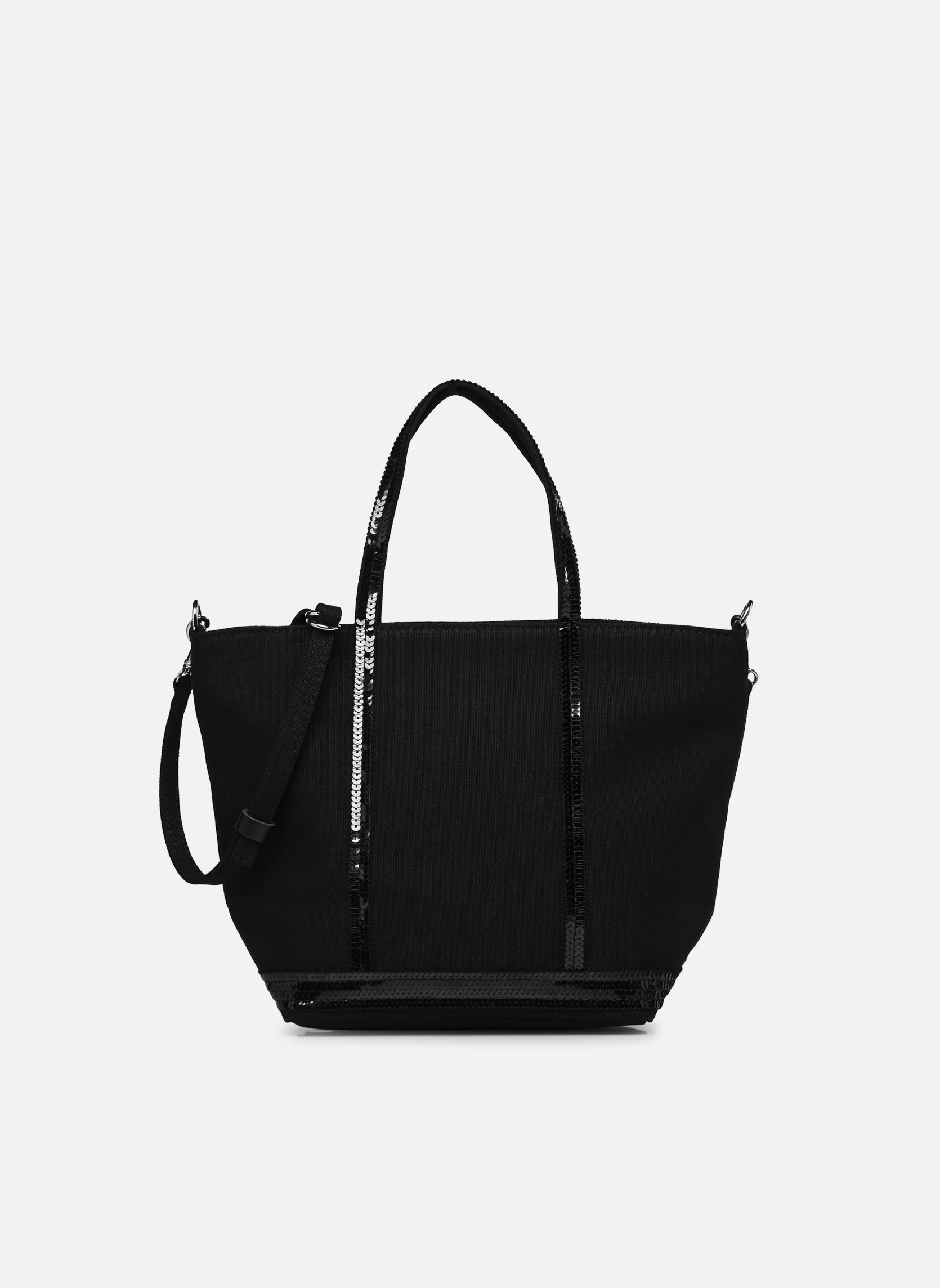 Shopper Cabas S Bandouliere En Toile Coton Et Pa damen schwarz Vanessa Bruno Shopper Cabas S Bandouliere En Toile Coton Et Pa damen schwarz NOIR