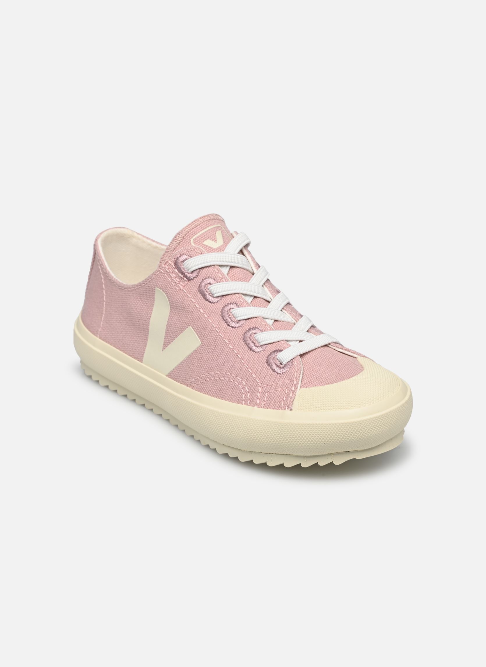 Baskets basses Small Flip Elastique Canvas fille rose Veja Baskets basses Small Flip Elastique Canvas fille rose Babe_Pierre