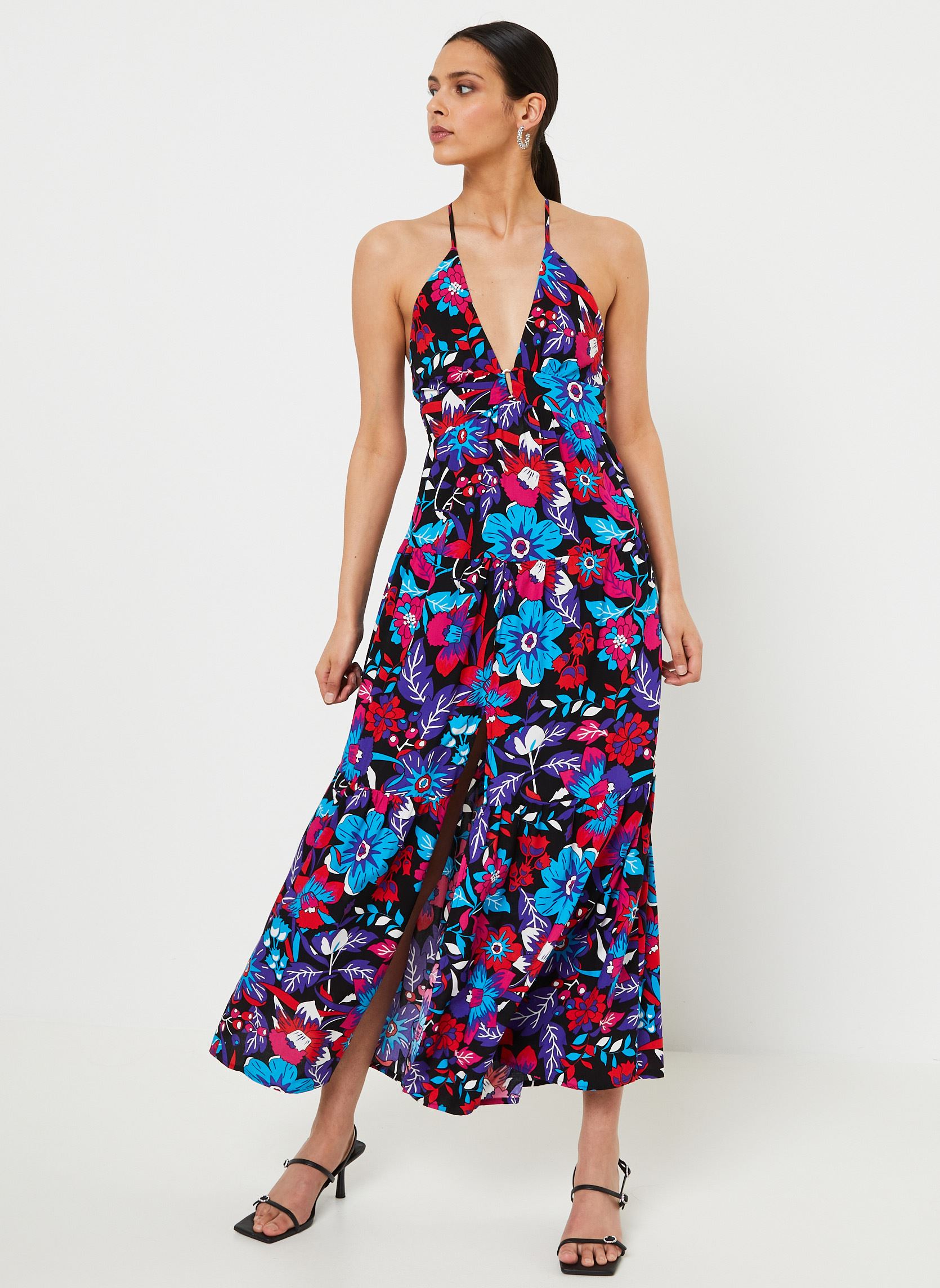 Jeunes Et Jolies Robe longue Taipei Multicolore - Vêtements Robes Femme