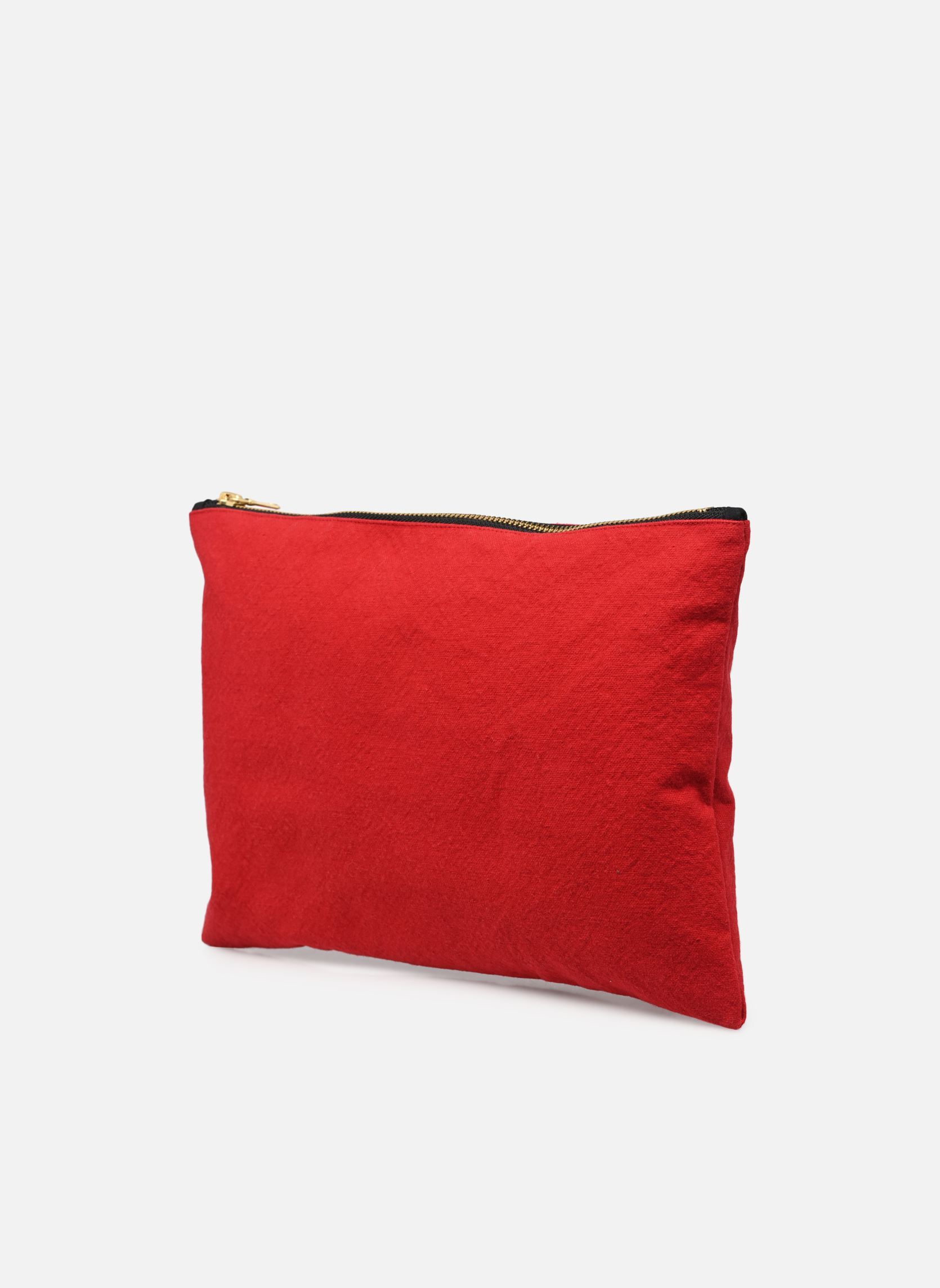Clutches Barbette - The Cool Pouch - Medium dames rood RIVE DROITE PARIS Clutches Barbette - The Cool Pouch - Medium dames rood Vibrand Red