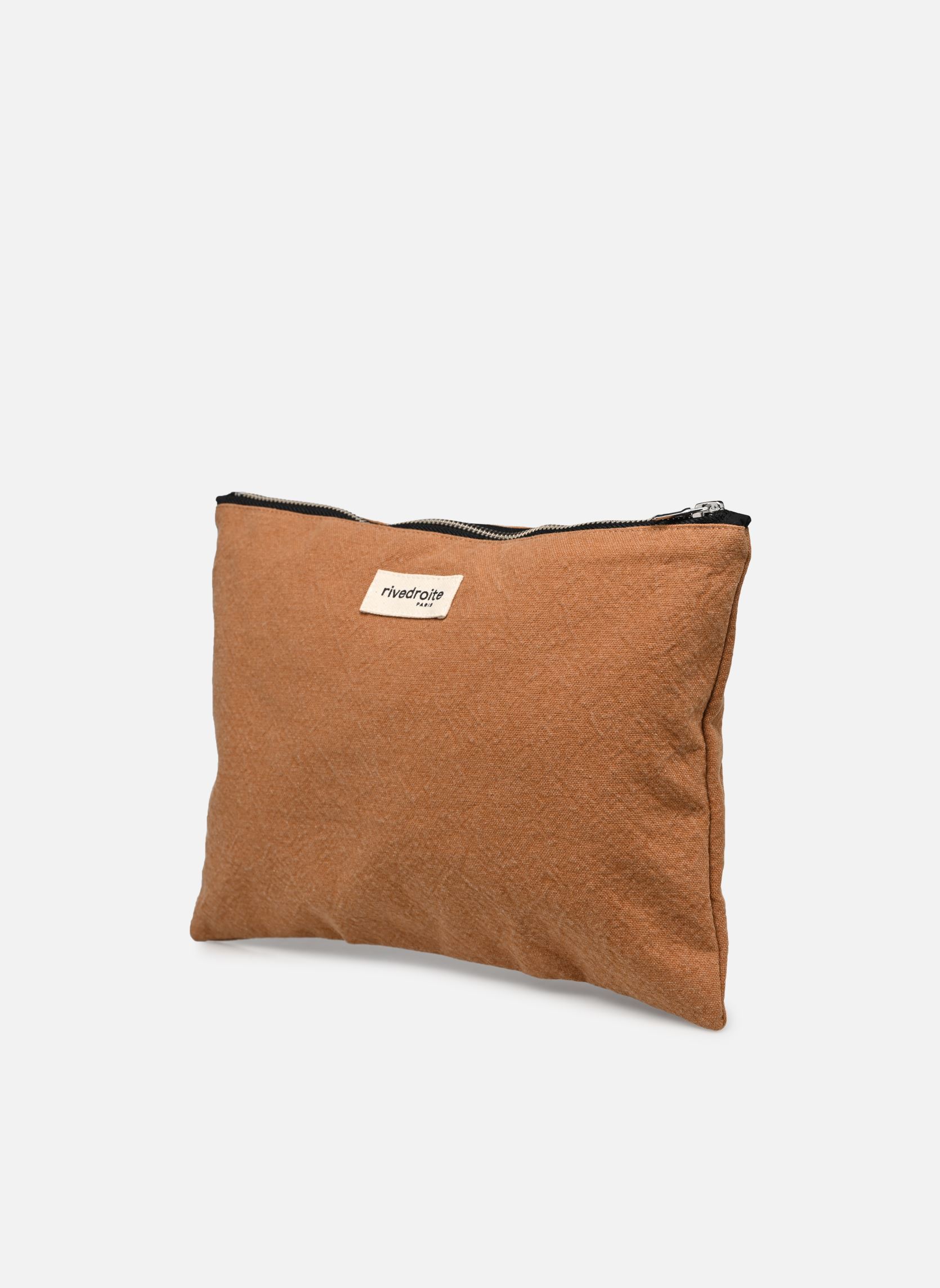 Pochettes Barbette - The Cool Pouch - Medium femme marron RIVE DROITE PARIS Pochettes Barbette - The Cool Pouch - Medium femme marron Tobacco