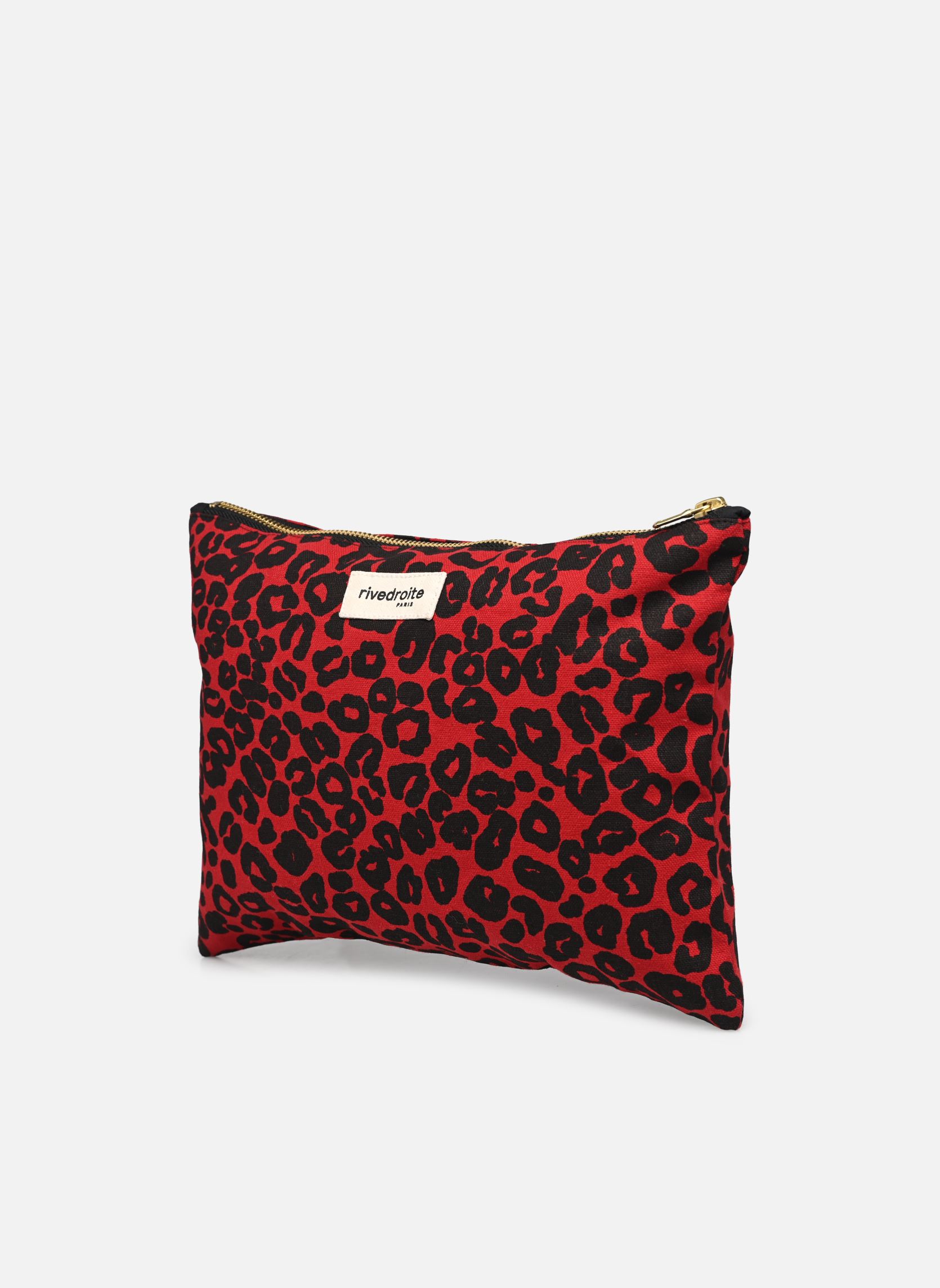Pochette Barbette - The Cool Pouch - Medium donna rosso RIVE DROITE PARIS Pochette Barbette - The Cool Pouch - Medium donna rosso Leopard Vibrant Red