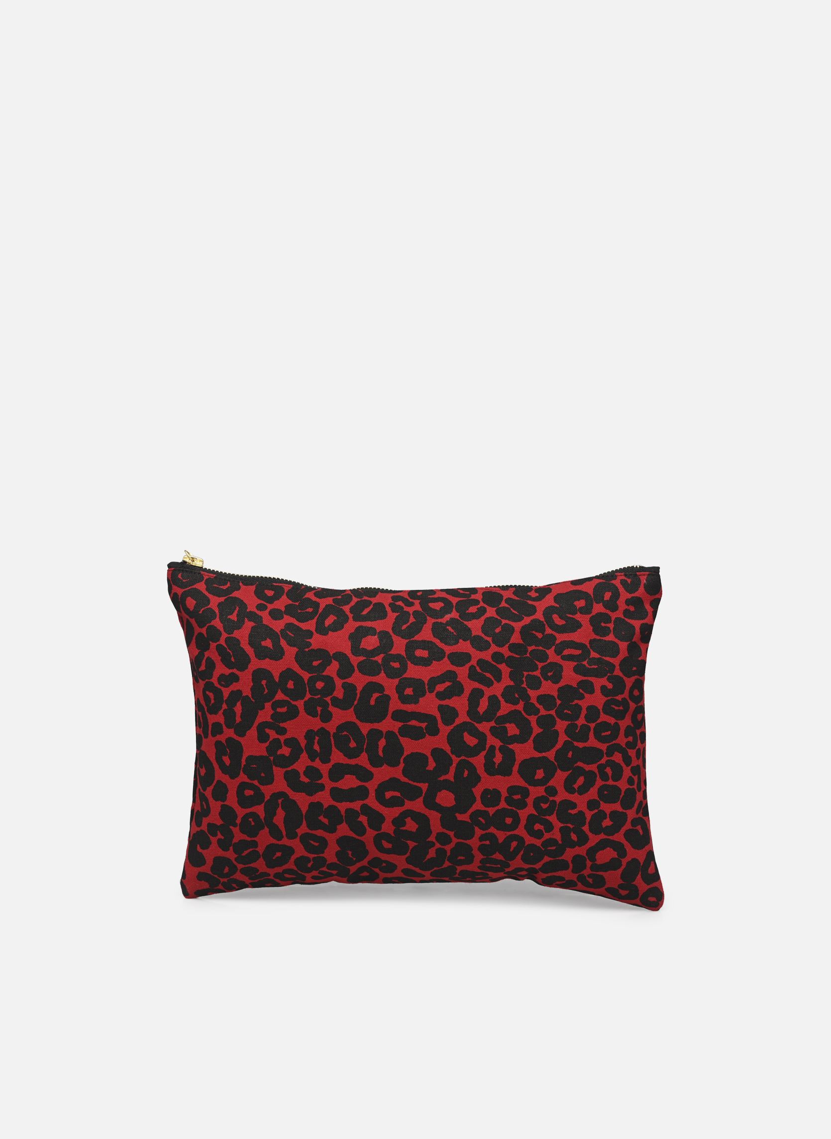 Pochette Barbette - The Cool Pouch - Medium donna rosso RIVE DROITE PARIS Pochette Barbette - The Cool Pouch - Medium donna rosso Leopard Vibrant Red