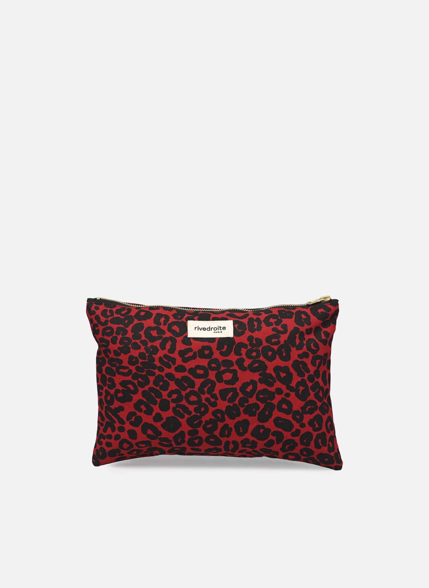 Pochette Barbette - The Cool Pouch - Medium donna rosso RIVE DROITE PARIS Pochette Barbette - The Cool Pouch - Medium donna rosso Leopard Vibrant Red