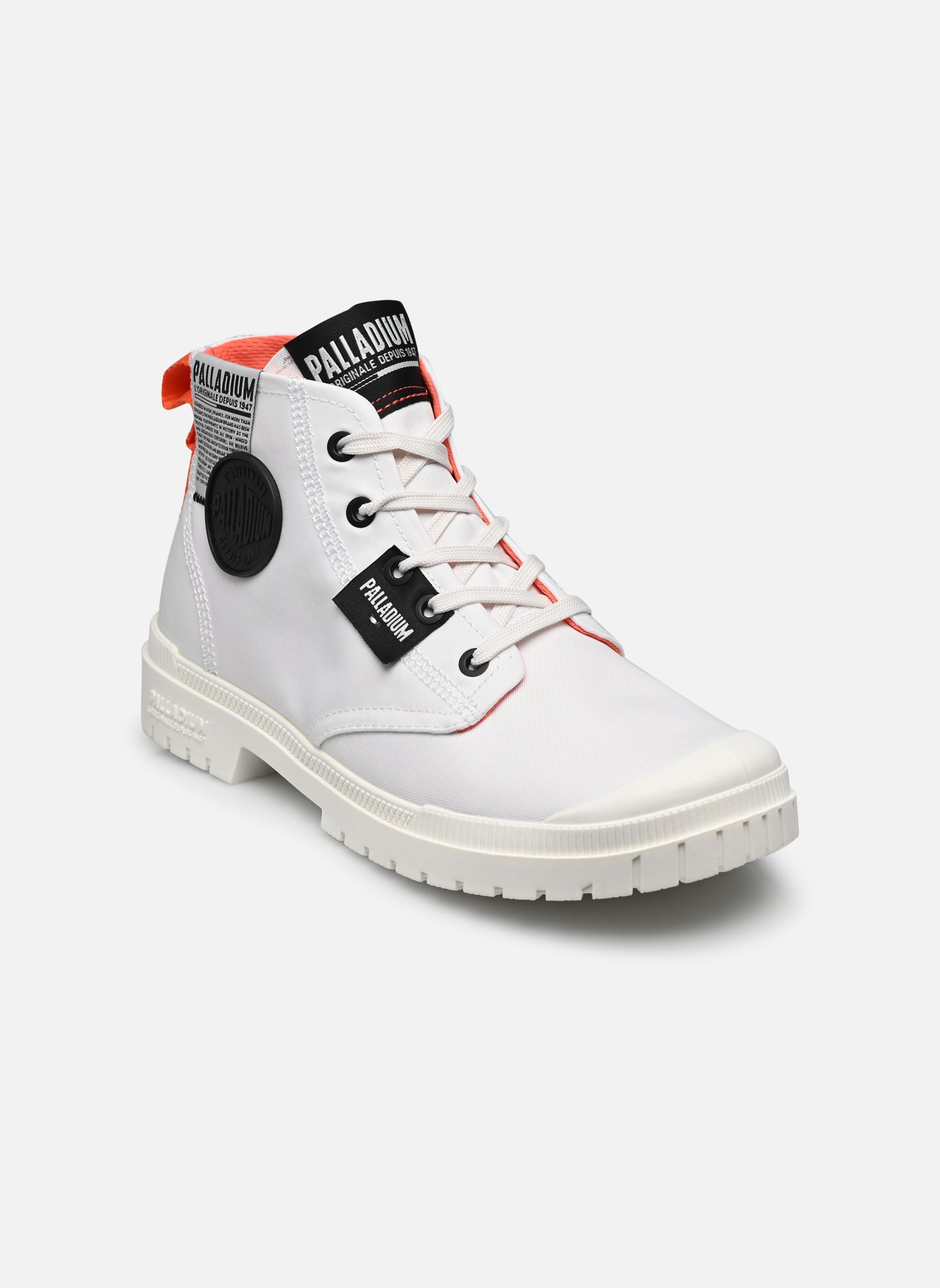 Stivaletti con lacci SP20 OVERLAB donna bianco Palladium Stivaletti con lacci SP20 OVERLAB donna bianco STAR WHITE