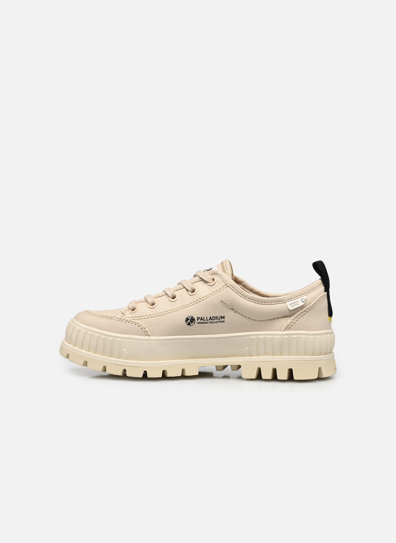 Leinen-Sneaker PALLASHOCK LO ORG 2 damen weiß Palladium Leinen-Sneaker PALLASHOCK LO ORG 2 damen weiß SAHARA