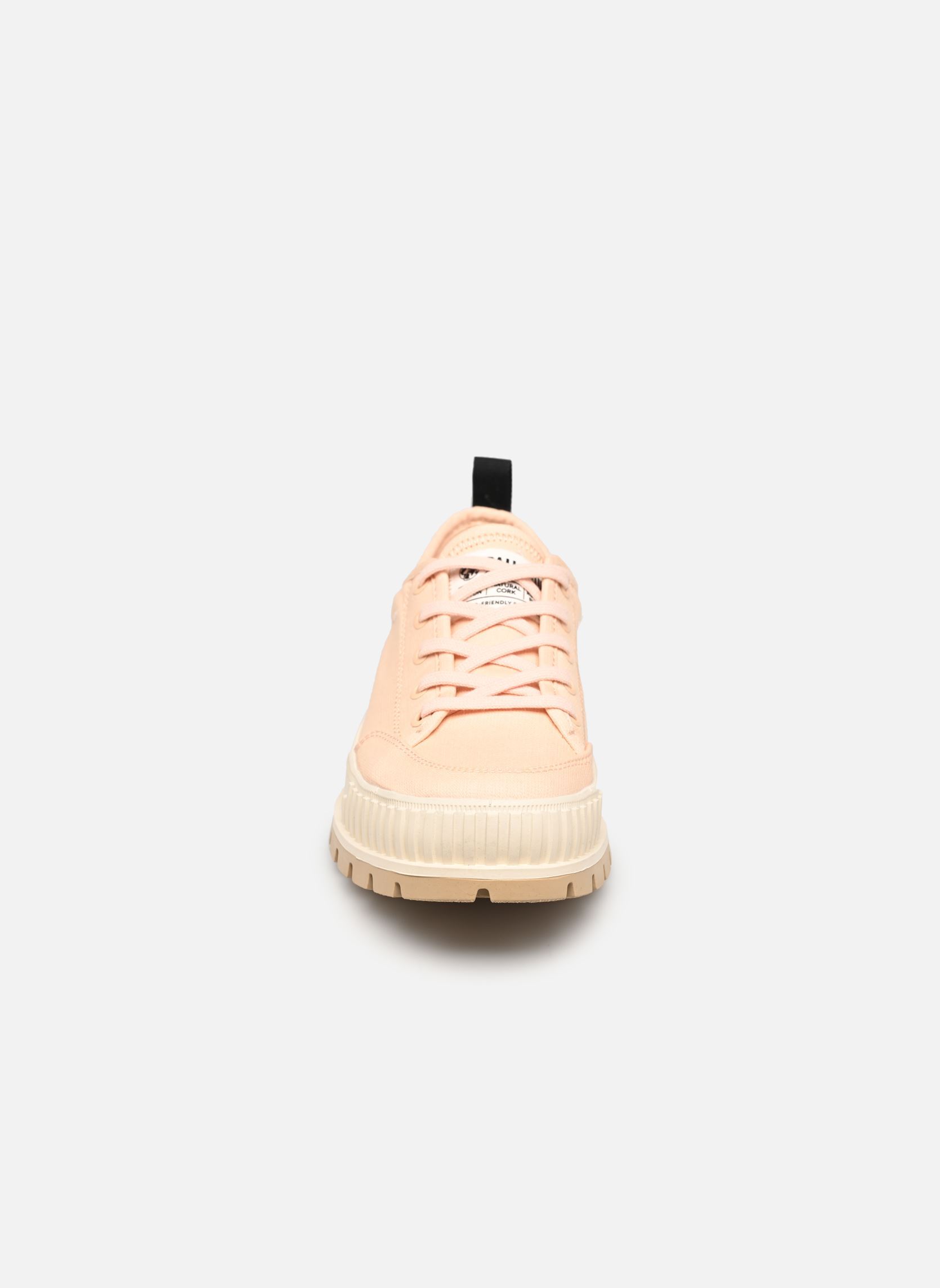 Leinen-Sneaker PALLASHOCK LO ORG 2 damen rosa Palladium Leinen-Sneaker PALLASHOCK LO ORG 2 damen rosa PEASKIN
