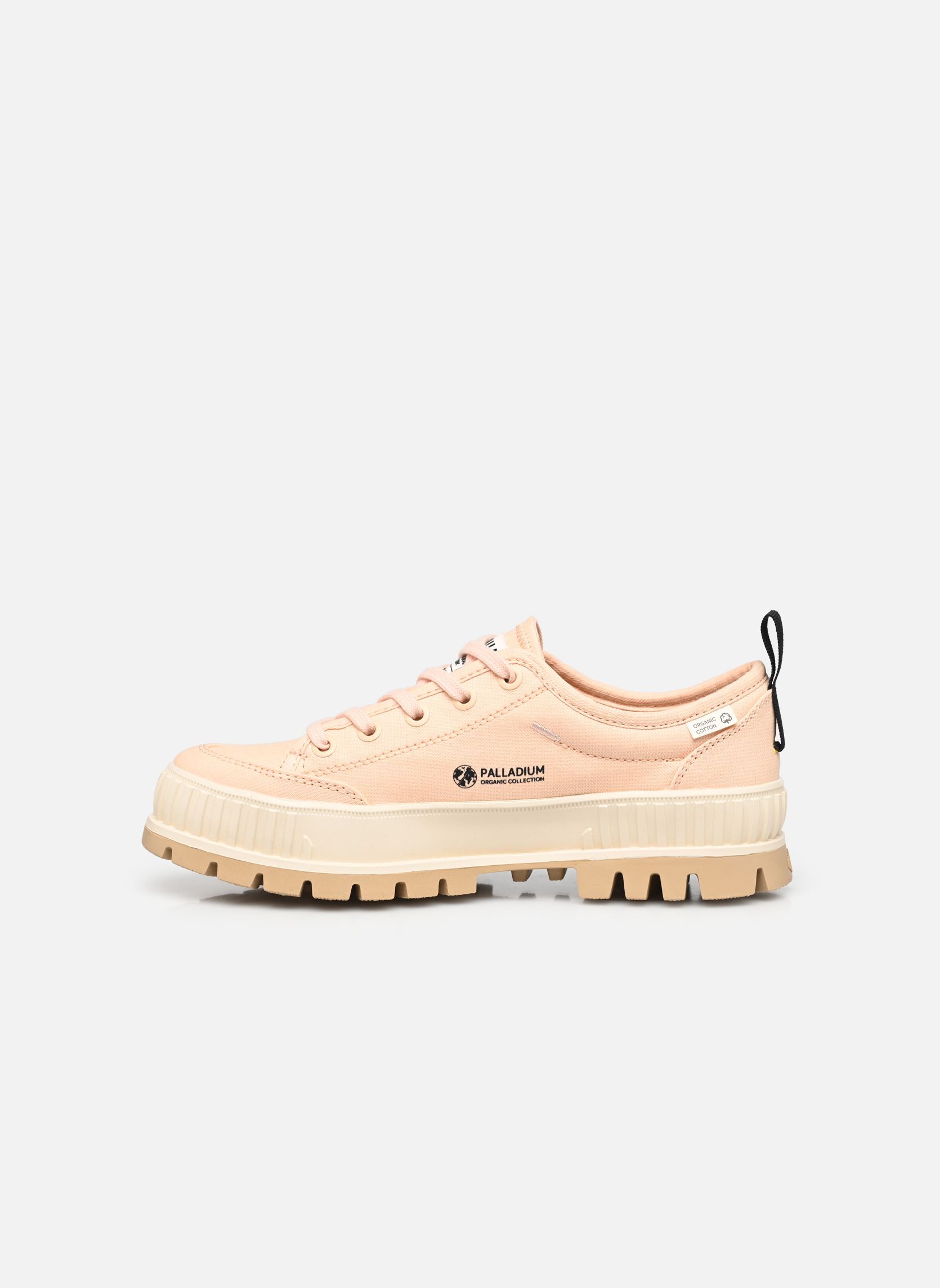 Leinen-Sneaker PALLASHOCK LO ORG 2 damen rosa Palladium Leinen-Sneaker PALLASHOCK LO ORG 2 damen rosa PEASKIN