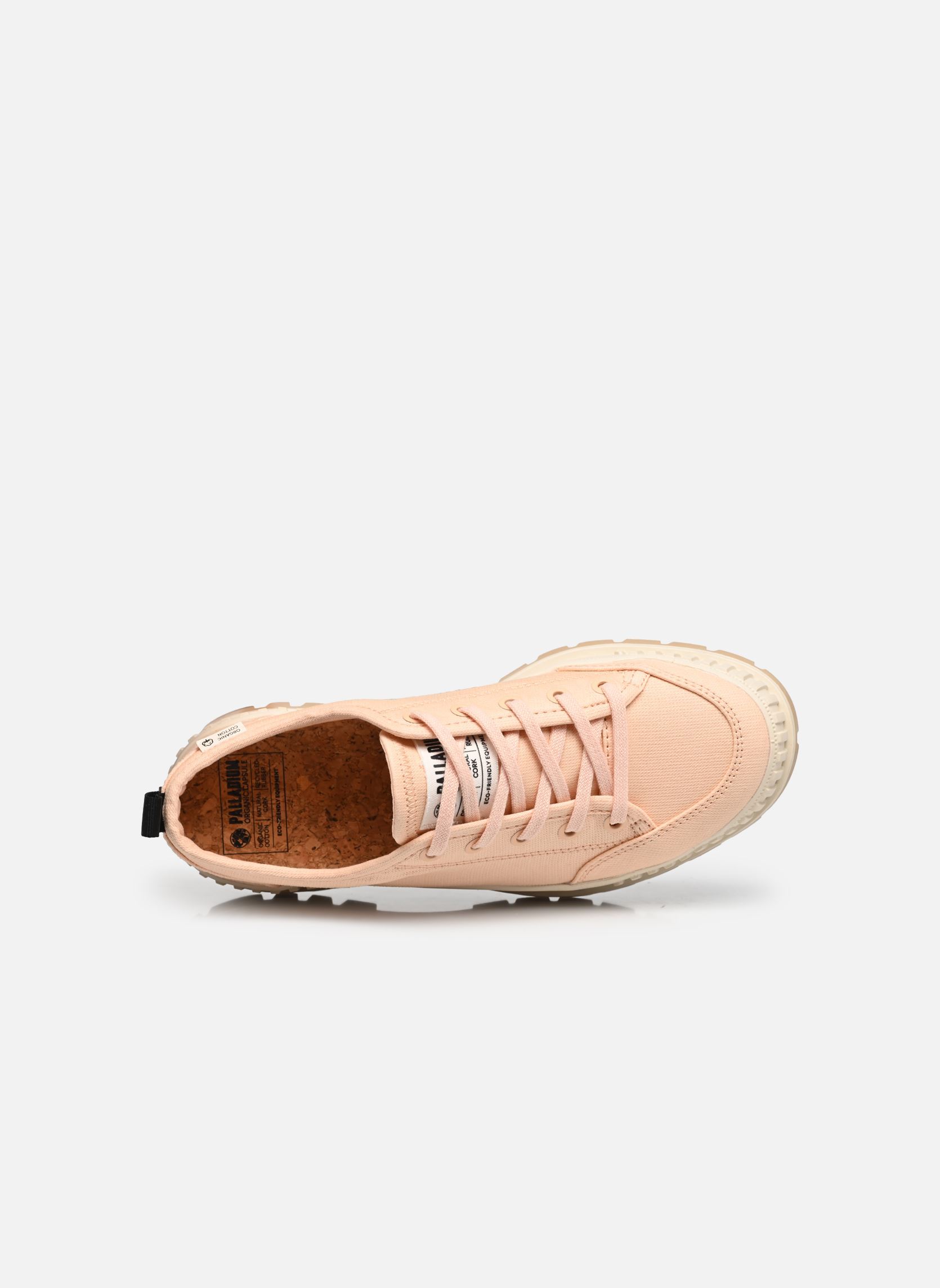 Leinen-Sneaker PALLASHOCK LO ORG 2 damen rosa Palladium Leinen-Sneaker PALLASHOCK LO ORG 2 damen rosa PEASKIN