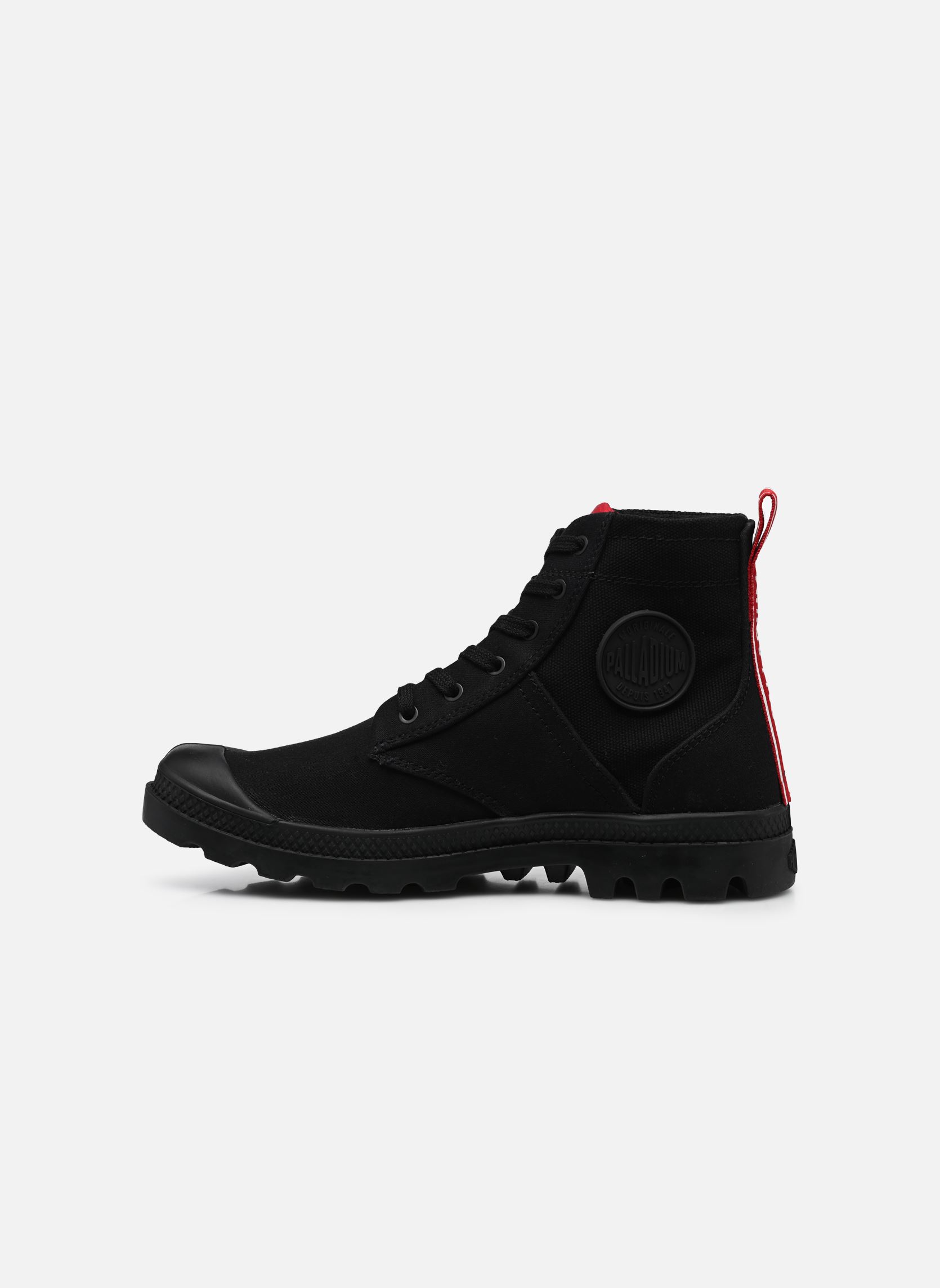 Stivaletti con lacci PAMPA HI ARMY W donna nero Palladium Stivaletti con lacci PAMPA HI ARMY W donna nero BLACK