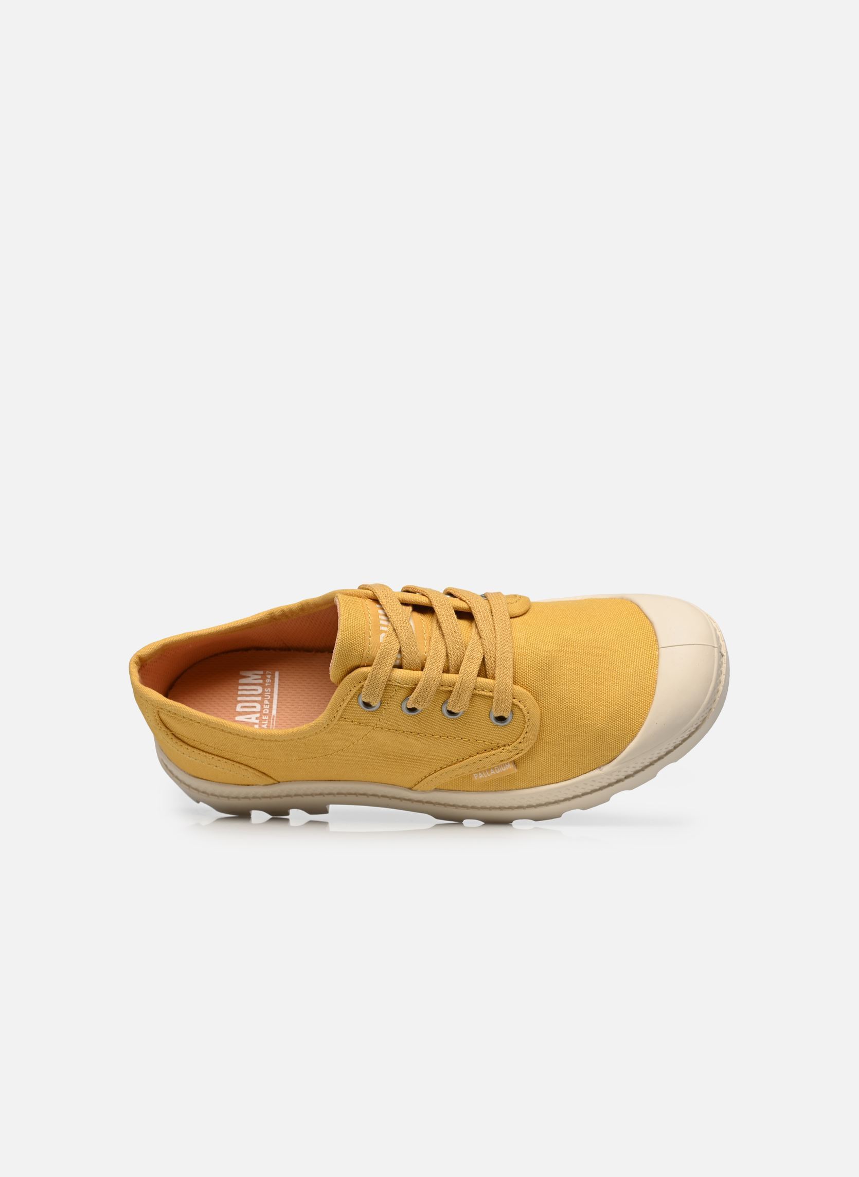 Leinen-Sneaker PAMPA OXFORD W damen gelb Palladium Leinen-Sneaker PAMPA OXFORD W damen gelb OCHRE
