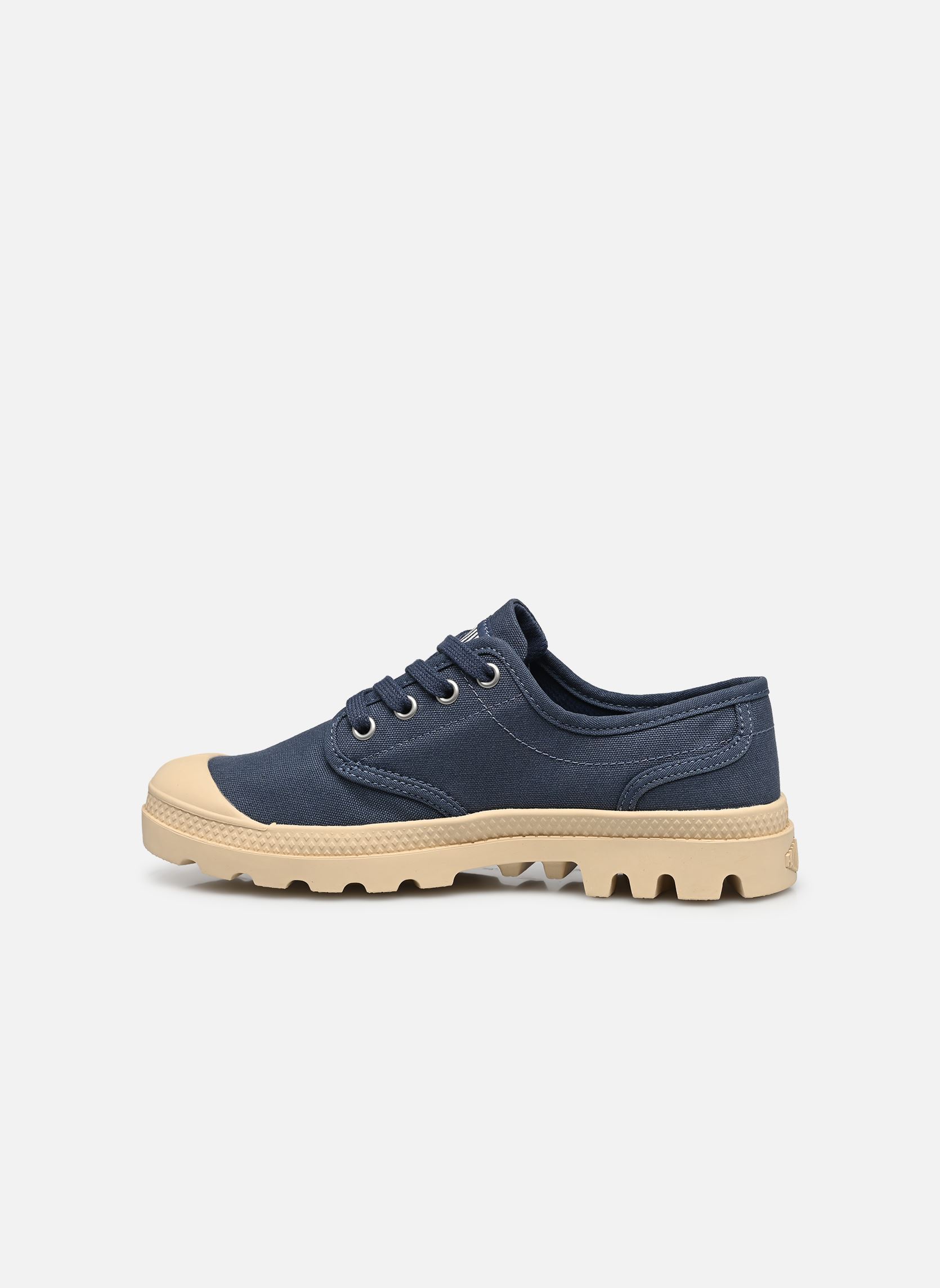 Print sneakers PAMPA OXFORD W dames blauw Palladium Print sneakers PAMPA OXFORD W dames blauw VINTAGE INDIGO