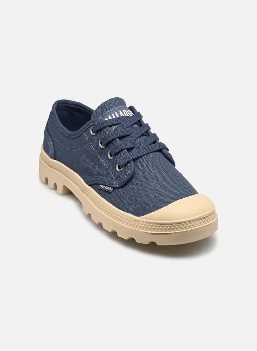 Palladium Print sneakers PAMPA OXFORD W dames blauw