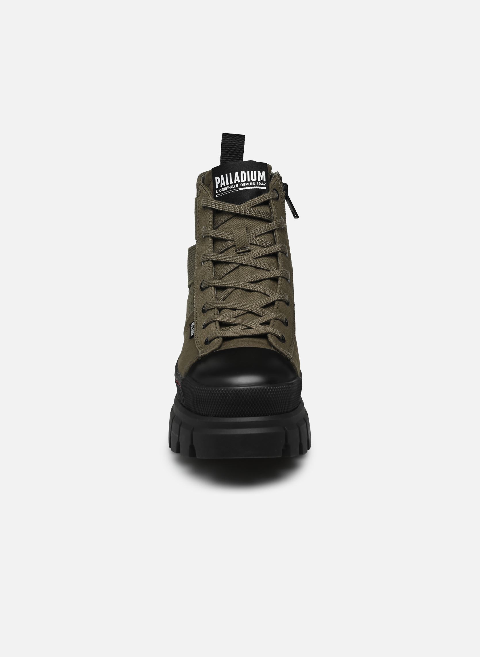 Geschnürte Stiefeletten REVOLT HI ARMY damen grün Palladium Geschnürte Stiefeletten REVOLT HI ARMY damen grün OLIVE NIGHT