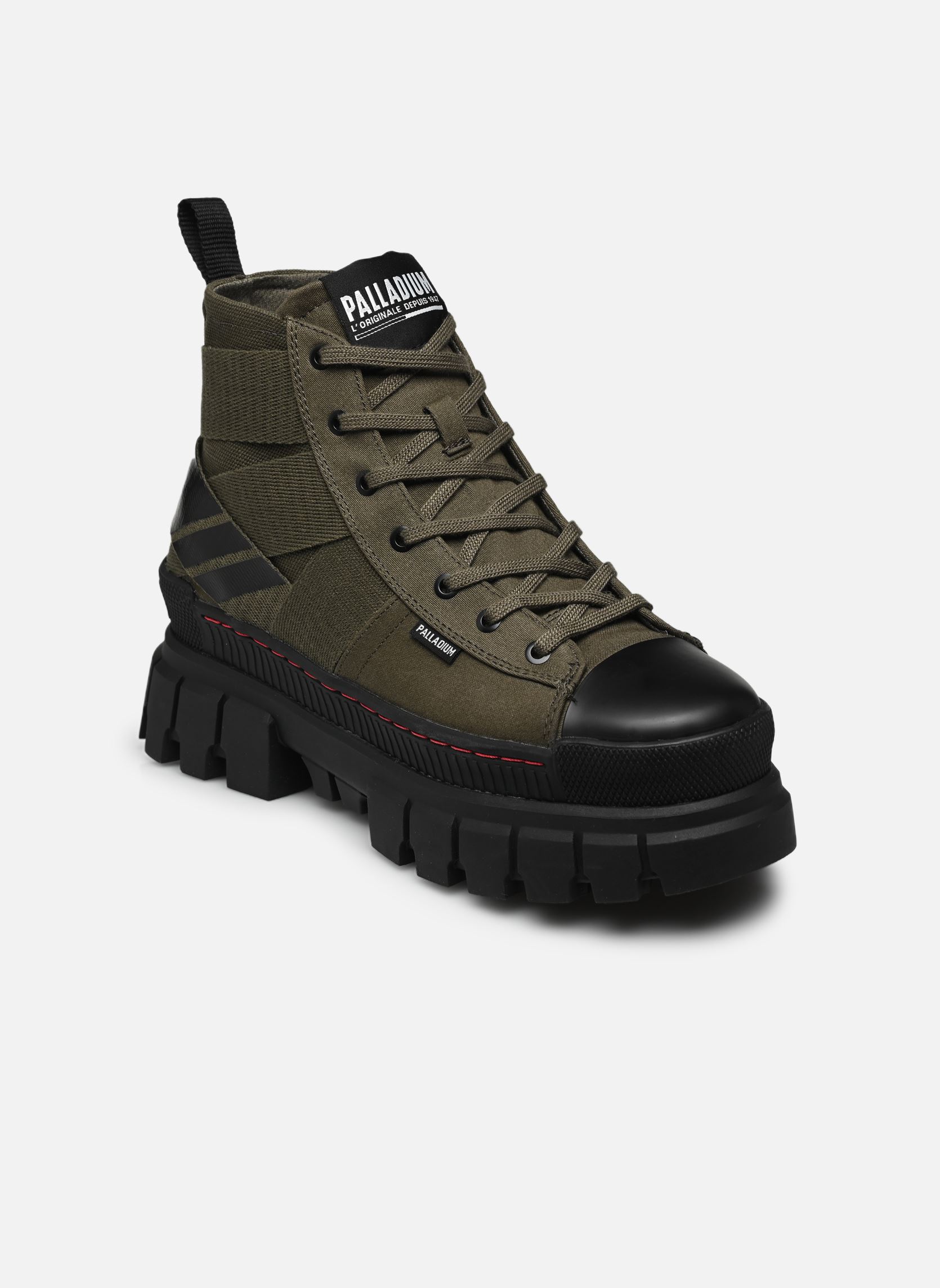 Bottines et boots Palladium REVOLT HI ARMY pour Femme