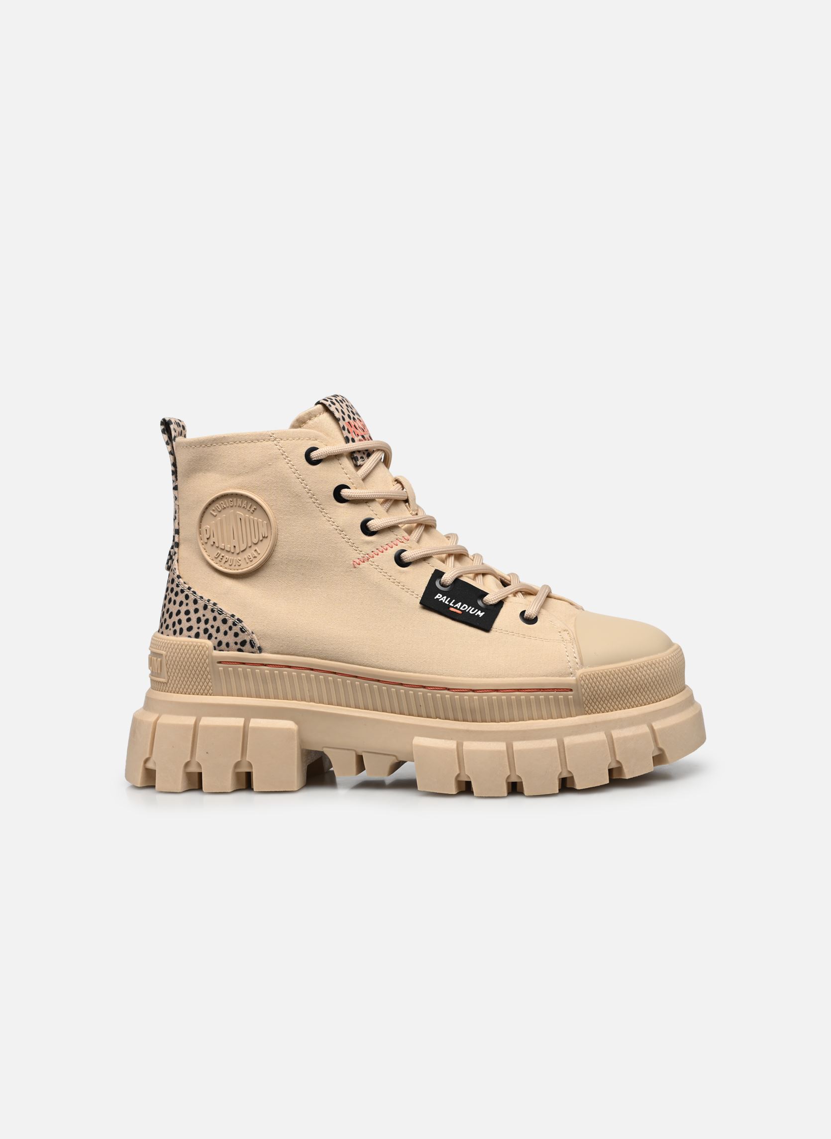Geschnürte Stiefeletten REVOLT SAFARI W damen beige Palladium Geschnürte Stiefeletten REVOLT SAFARI W damen beige SAND