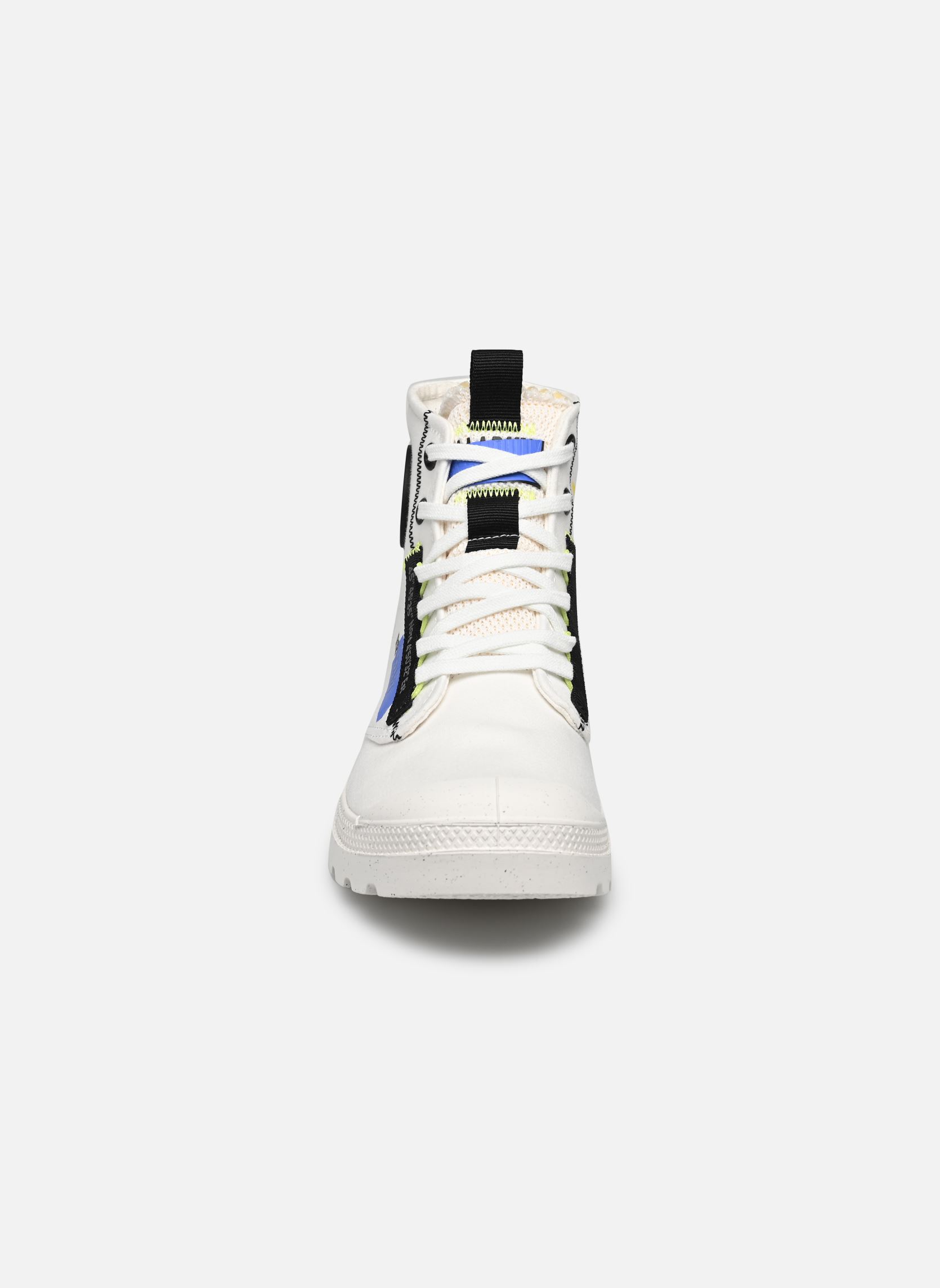Stivaletti con lacci PAMPA HI RE-CRAFT W donna bianco Palladium Stivaletti con lacci PAMPA HI RE-CRAFT W donna bianco STAR WHITE/BLUE