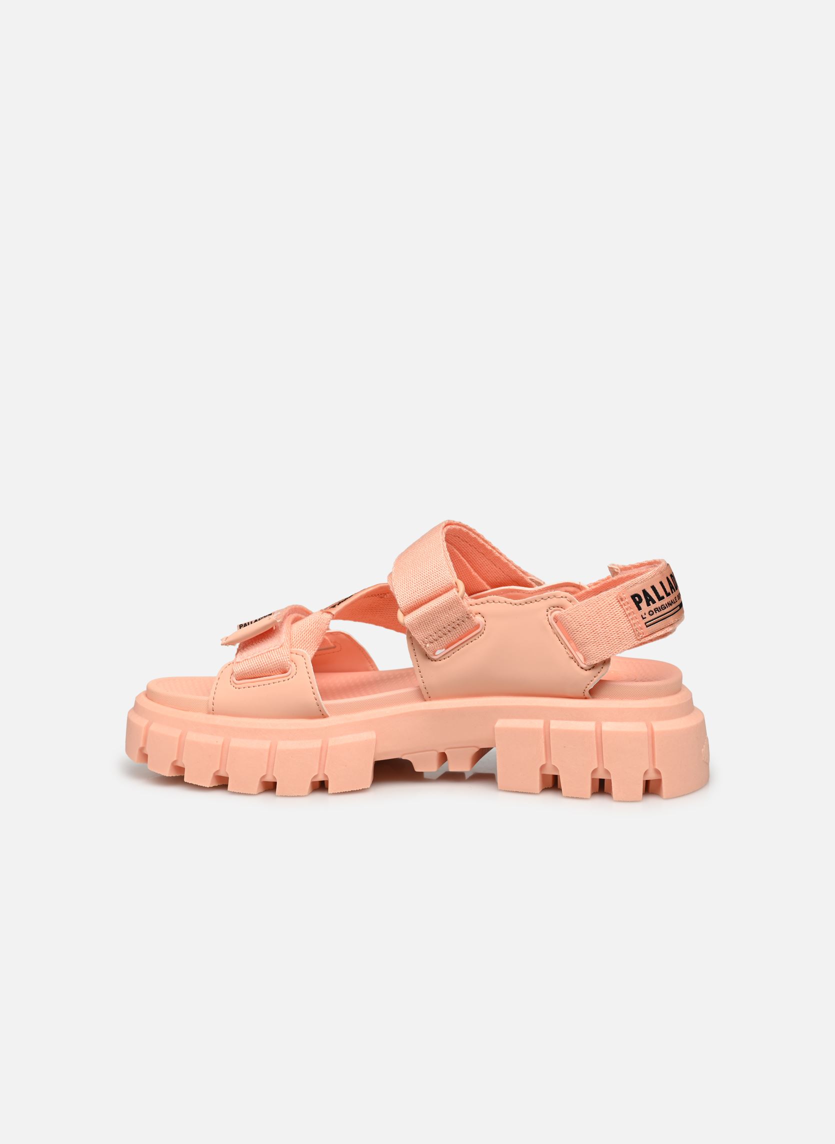 Sandalias y plataformas de cuña REVOLT SANDAL MONO mujer marrón Palladium Sandalias y plataformas de cuña REVOLT SANDAL MONO mujer marrón SANDY PEACH