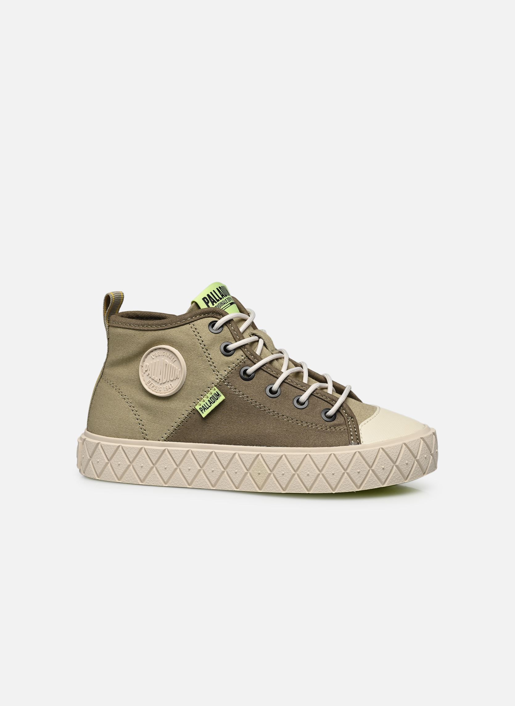 Baskets hautes ACE KIDS MID SUPPLY vert Palladium Baskets hautes ACE KIDS MID SUPPLY vert EUCALYPTUS