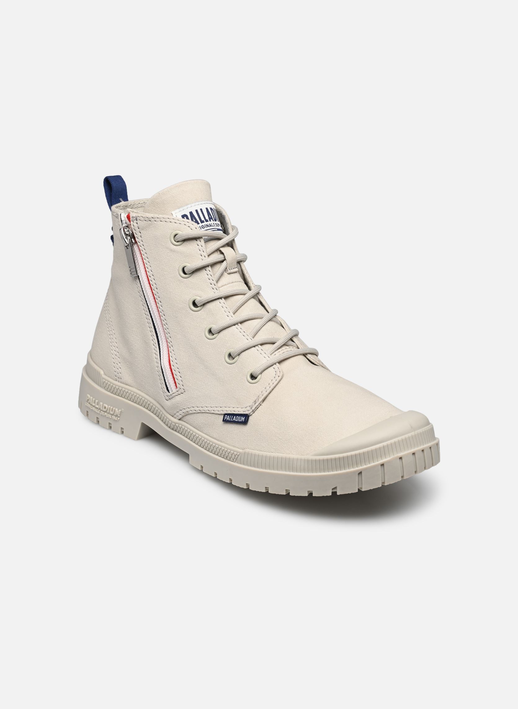 Stiefeletten und Stiefel SP20 FRENCH OUTZIP MM herren grau Palladium Stiefeletten und Stiefel SP20 FRENCH OUTZIP MM herren grau VAPOR