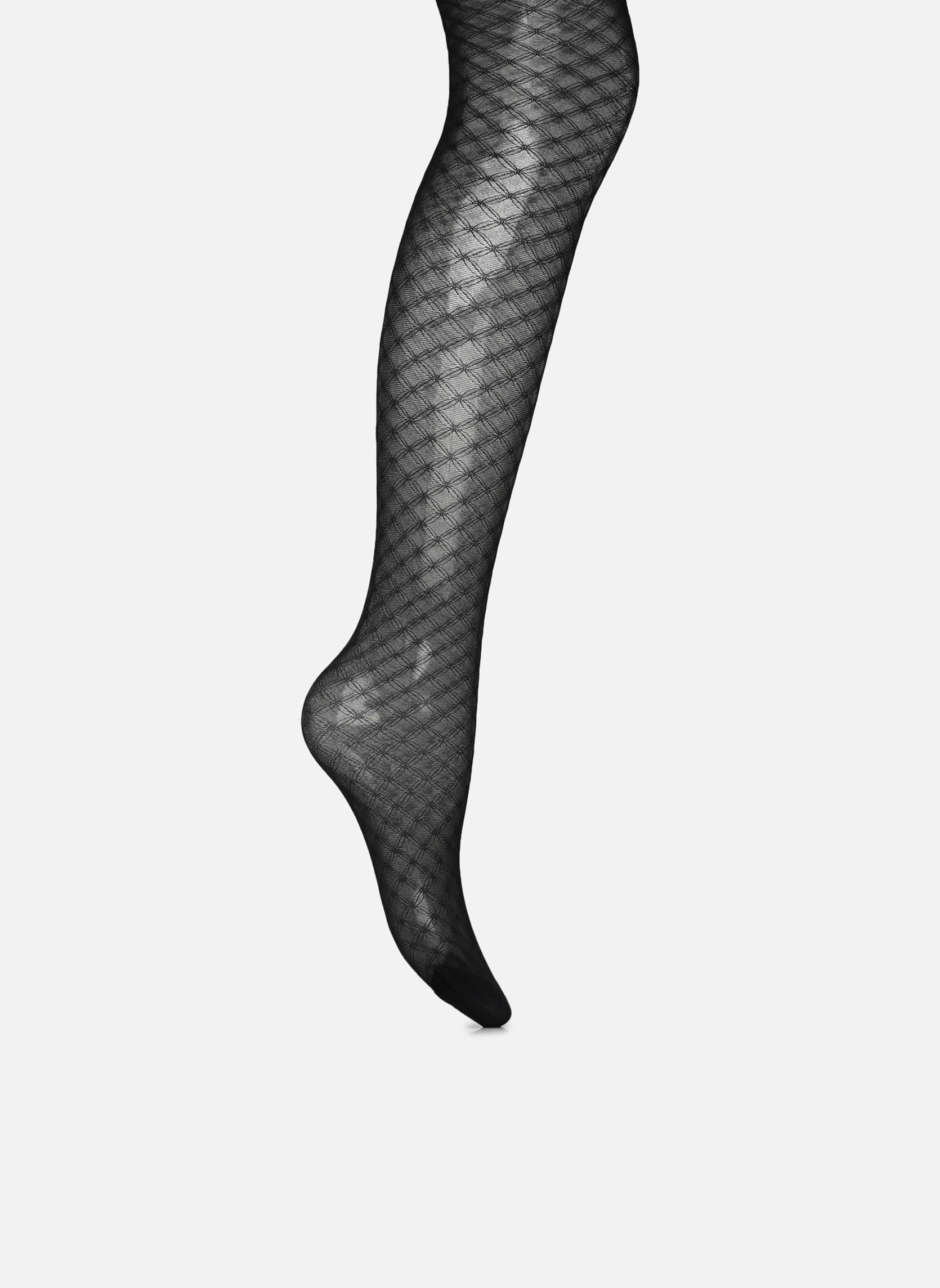 Blickdichte Strumpfhosen Mosaïc damen schwarz Dim Blickdichte Strumpfhosen Mosaïc damen schwarz NOIR