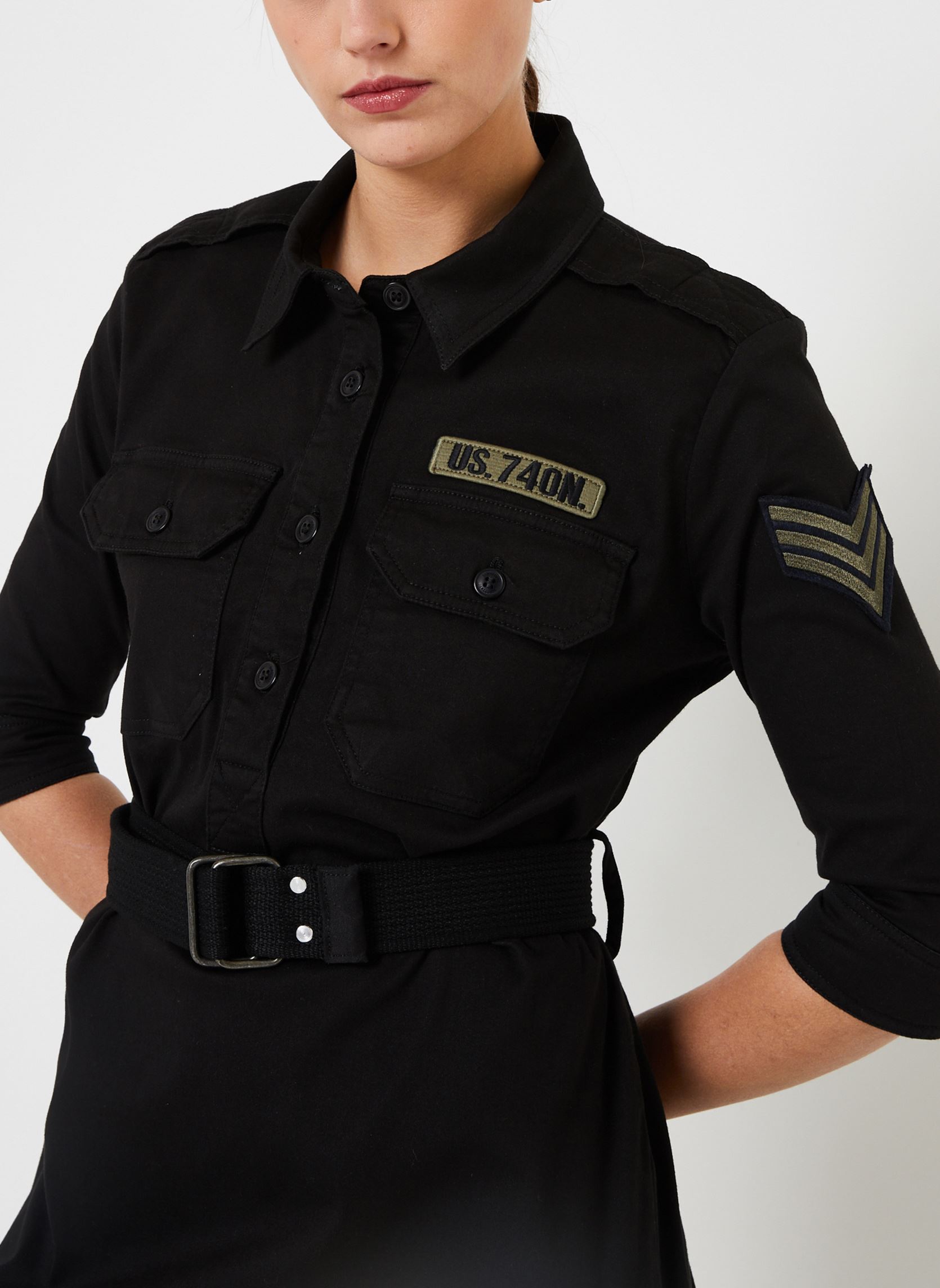 Jurken Robjanew dames zwart Schott Jurken Robjanew dames zwart BLACK