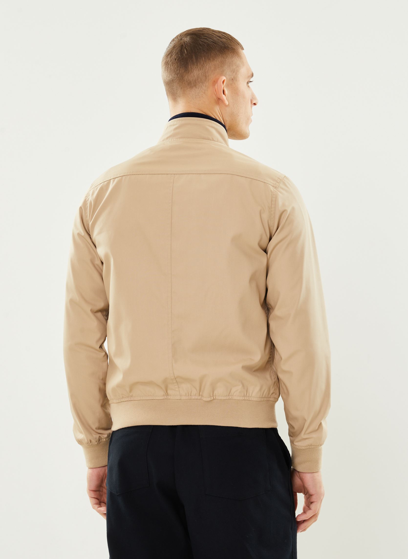 Vestes Blouson Court Zippe-KENTON homme beige Schott Vestes Blouson Court Zippe-KENTON homme beige LT.BEIGE