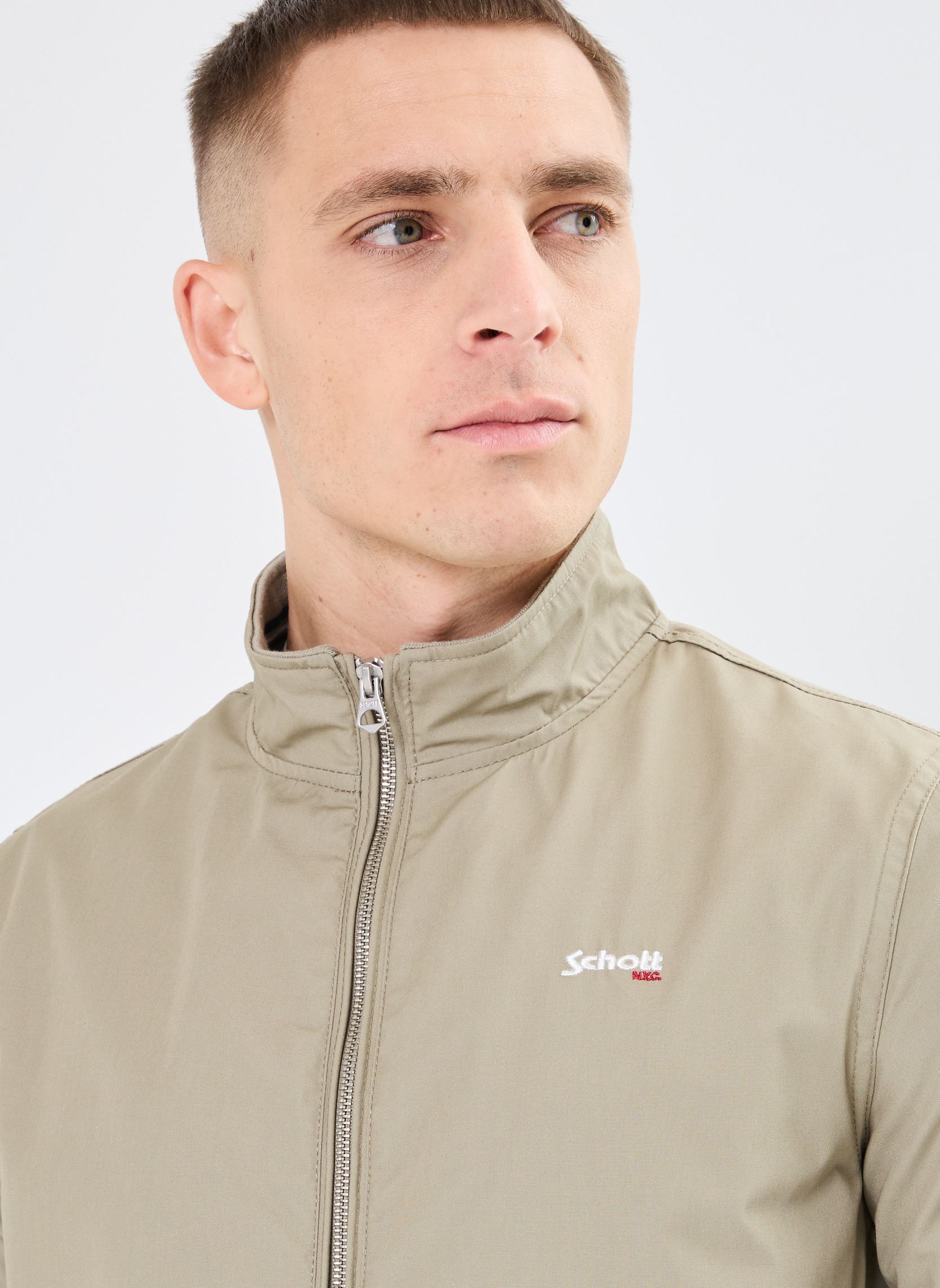 Veste Malbon Golf Homme Vert Taille XL - Coupe Vent Nylon